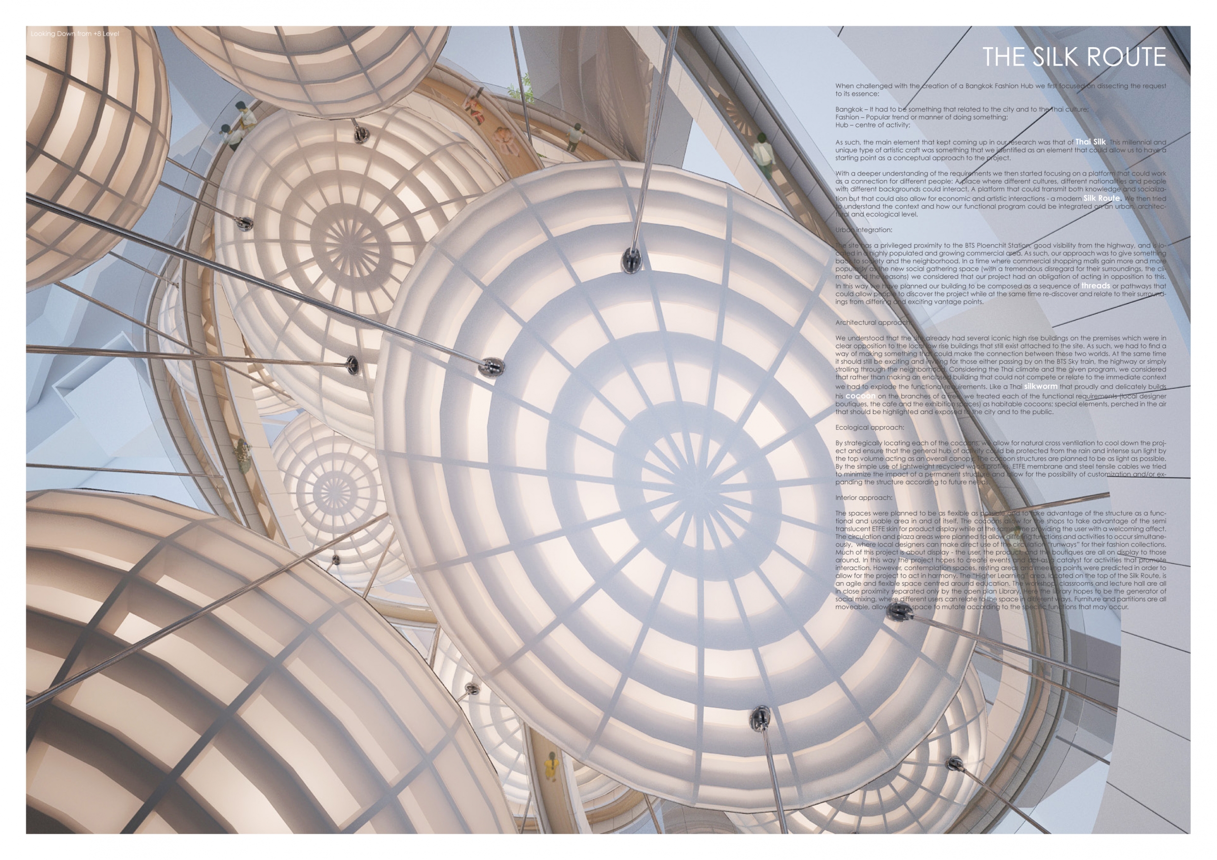 Architecture project // Cocoon-Shaped Etfe Structures and Reclaimed ...