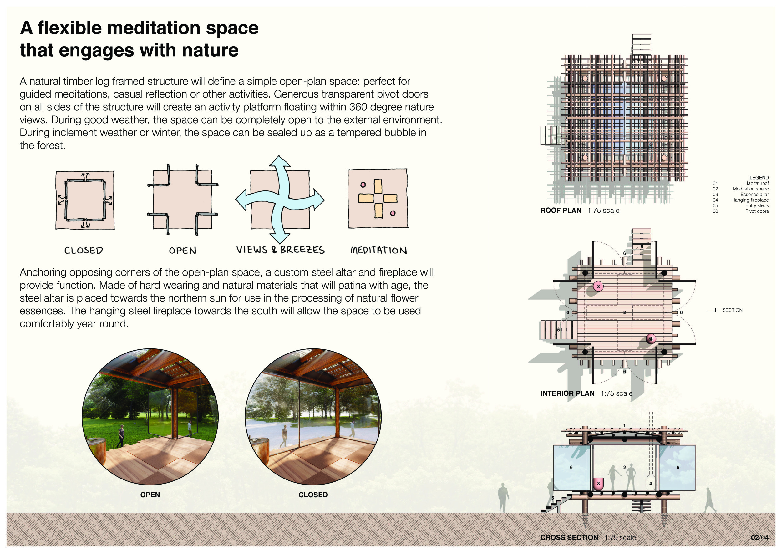 Architecture project // Natural Bamboo Integration in a Timber ...
