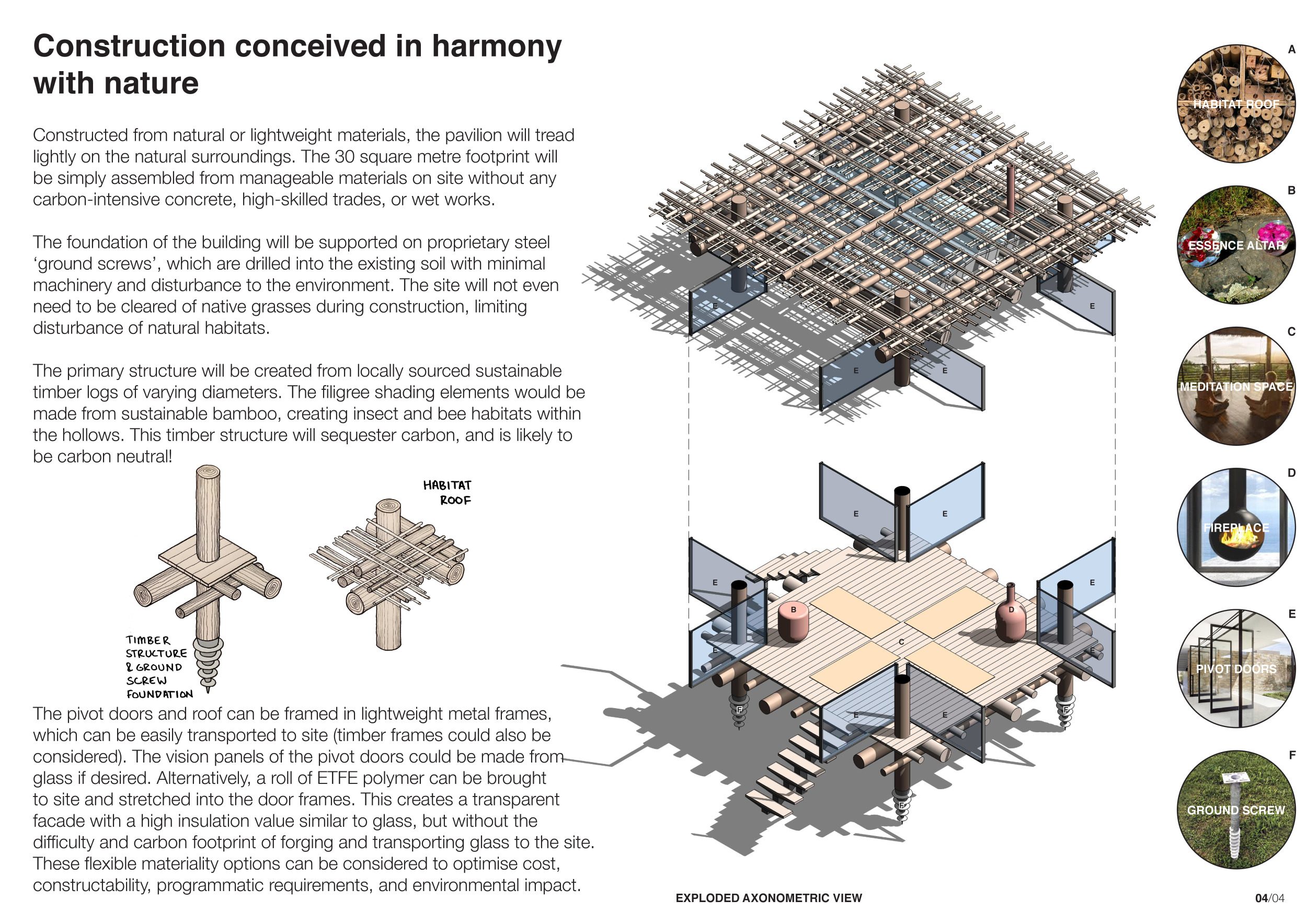 Architecture project // Natural Bamboo Integration in a Timber ...