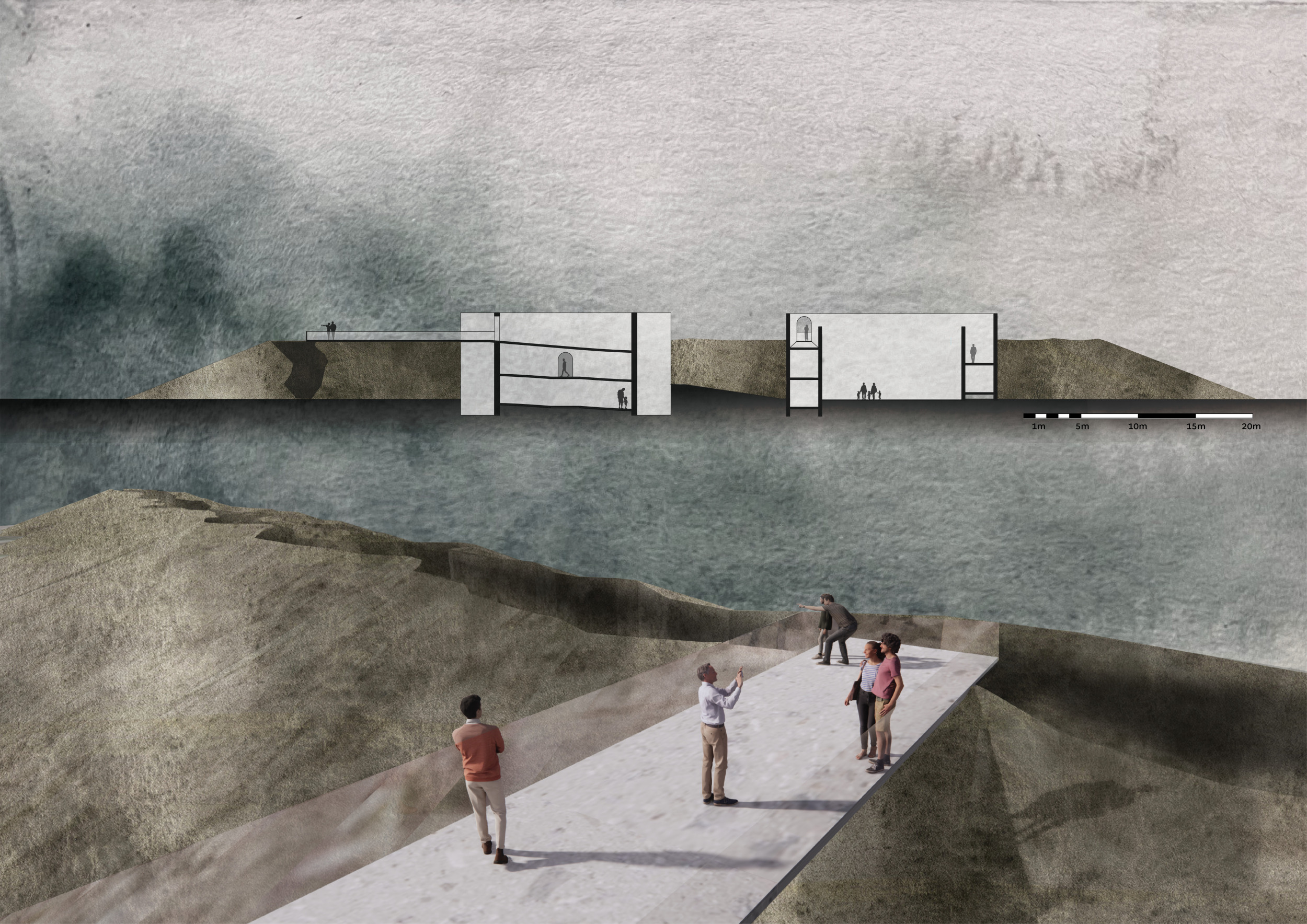 Architecture project // Mirrored Facades and Ethereal Light in a ...