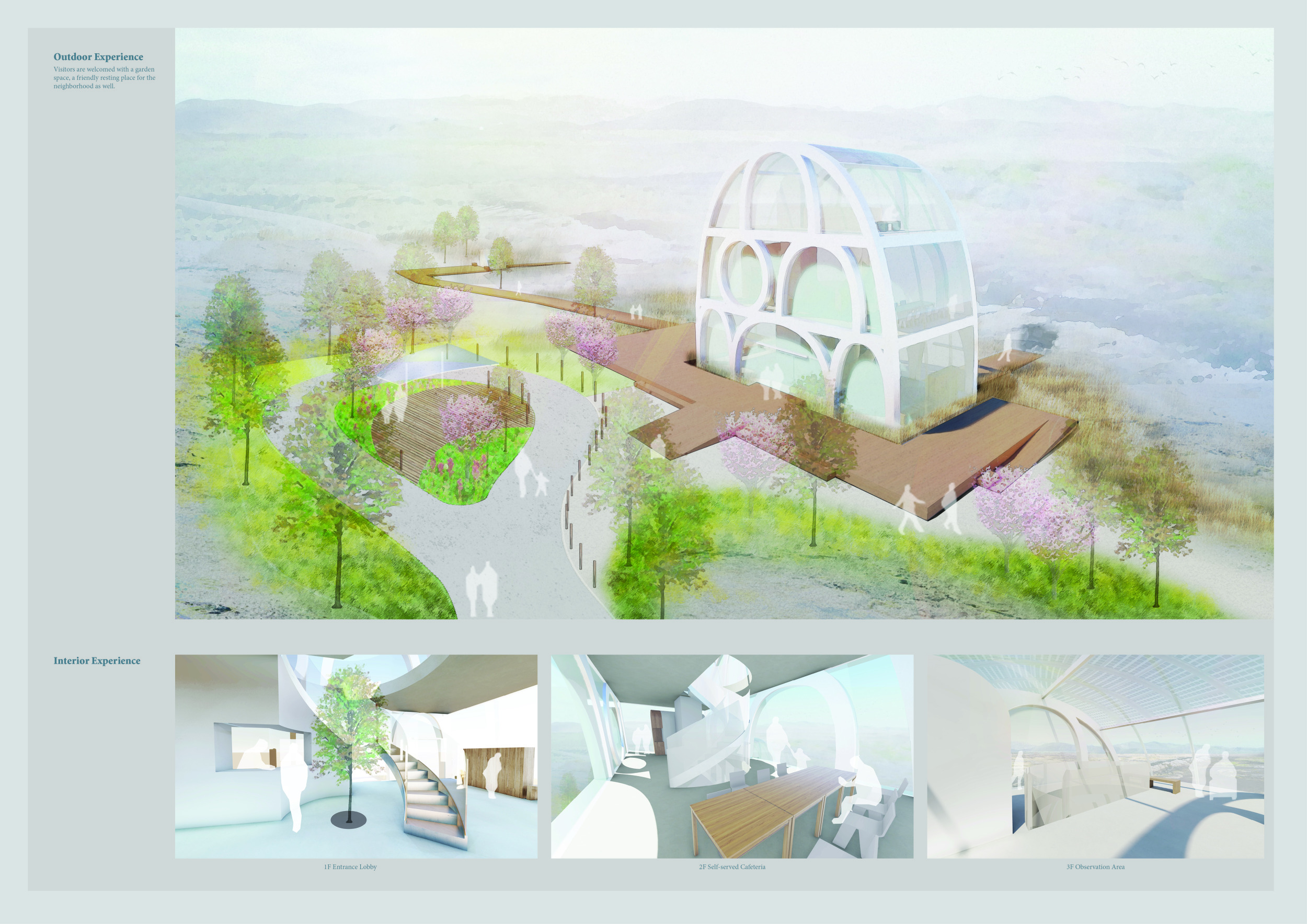 Architecture project // Solar-Powered Observation Tower Surrounded by ...