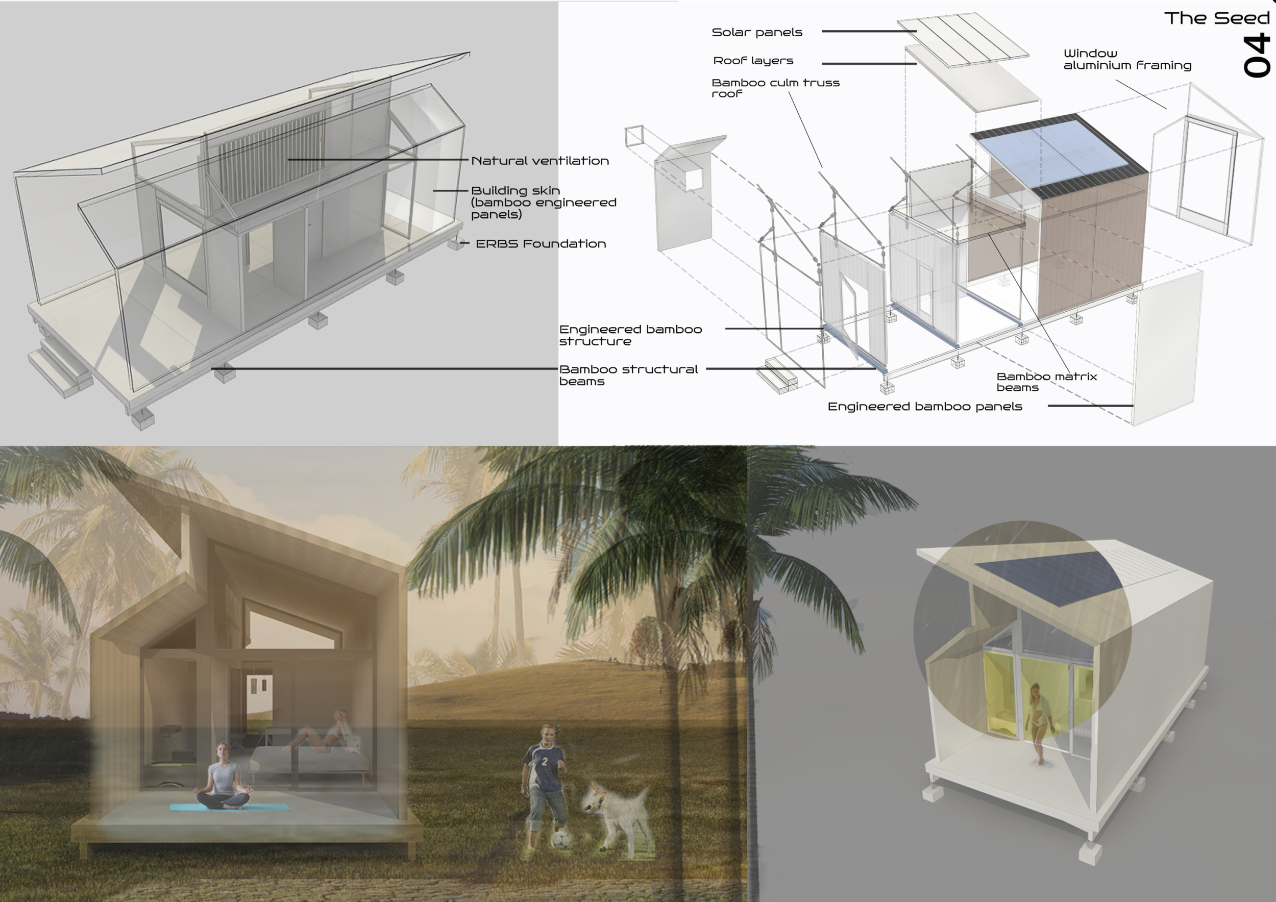Architecture project // Modular Living Spaces with Engineered Bamboo ...