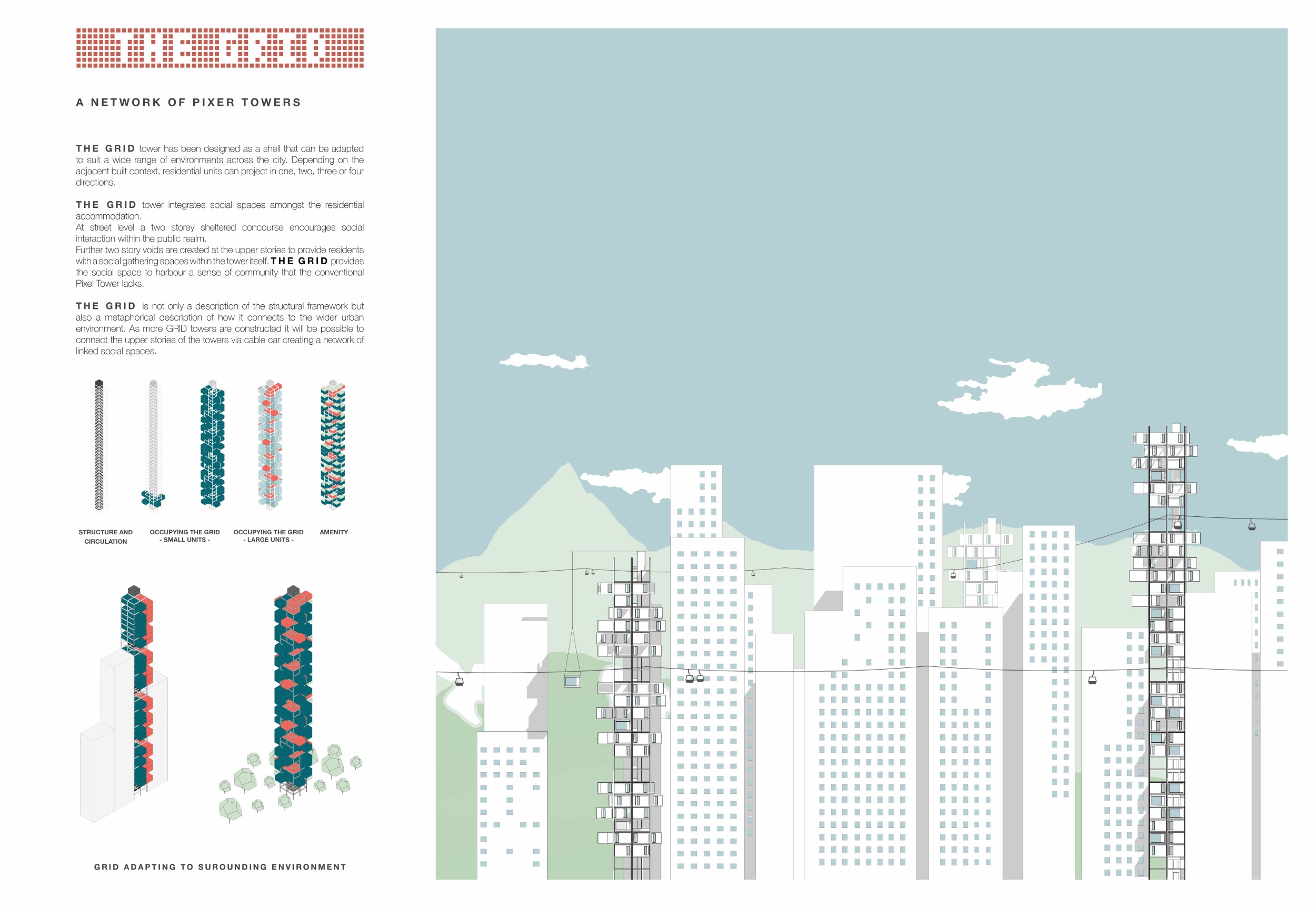 Cladding Frameworks Architecture project // Modular Living Spaces with Steel Framework and ...