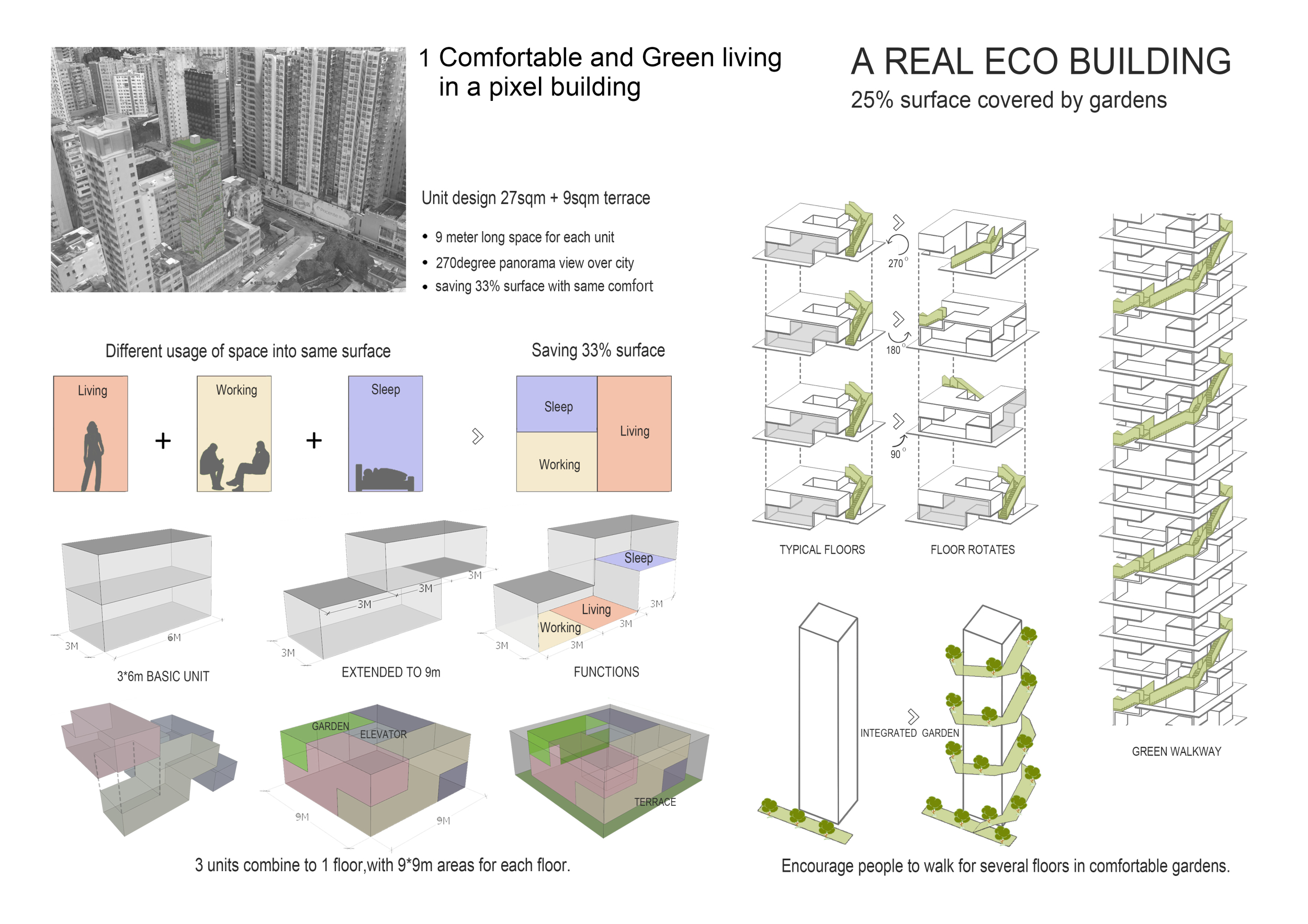 Vertical Community Architecture project // Vertical Community Built with Cross-Laminated ...
