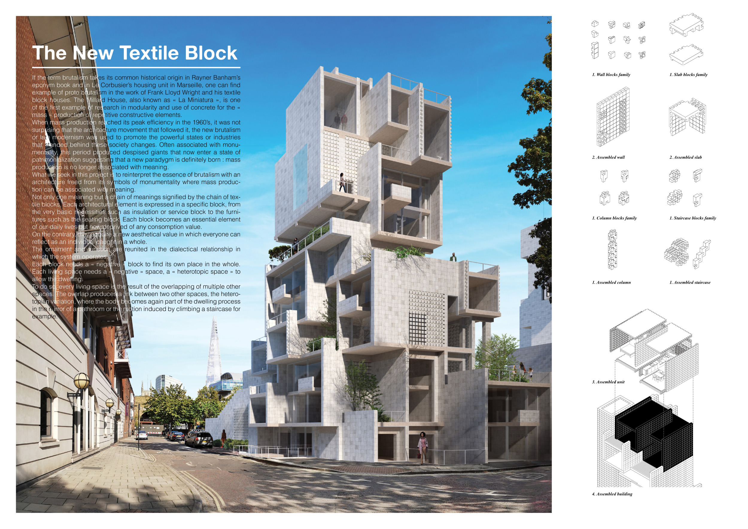 Architecture project // Concrete Textile Blocks Shaping Intimate Urban ...