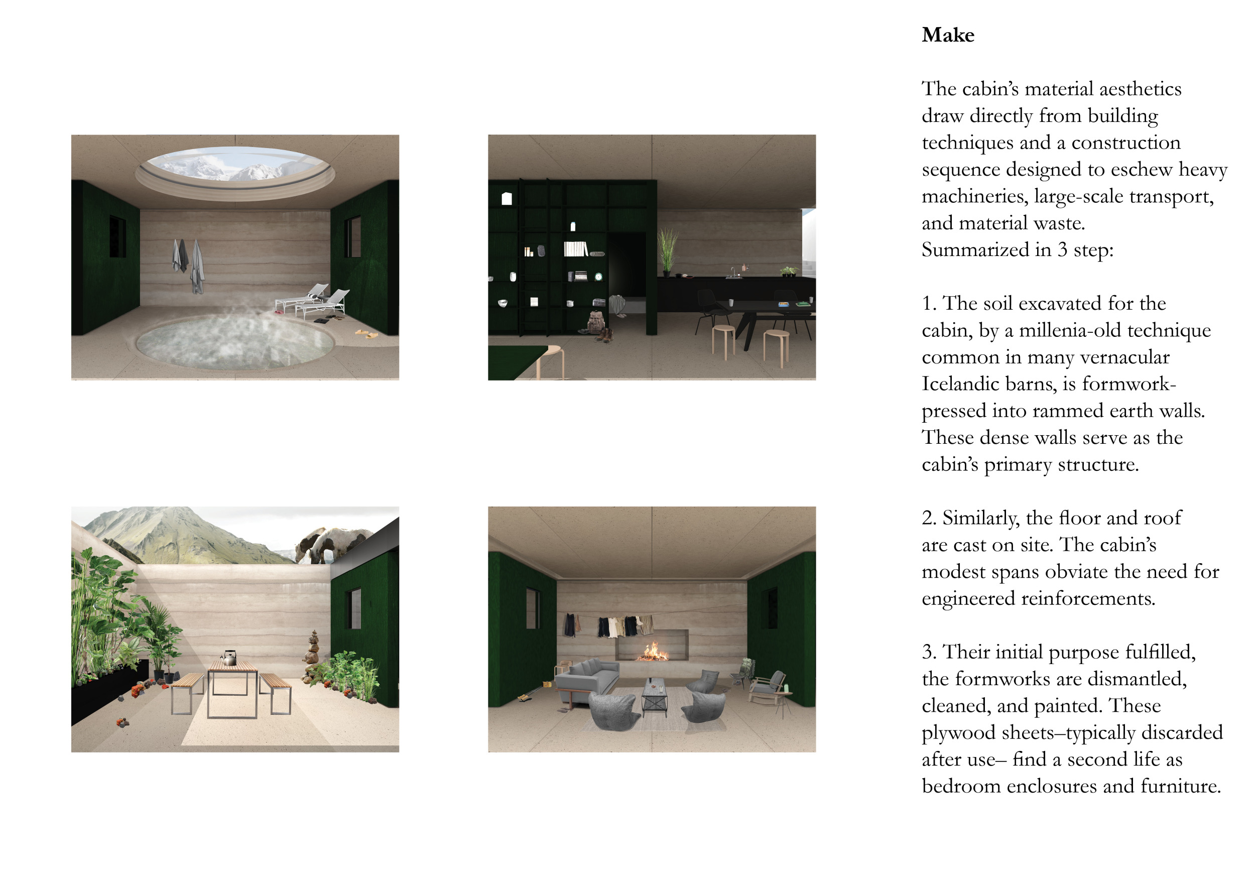 Architecture project // Rammed Earth Structure Harmonizing with ...