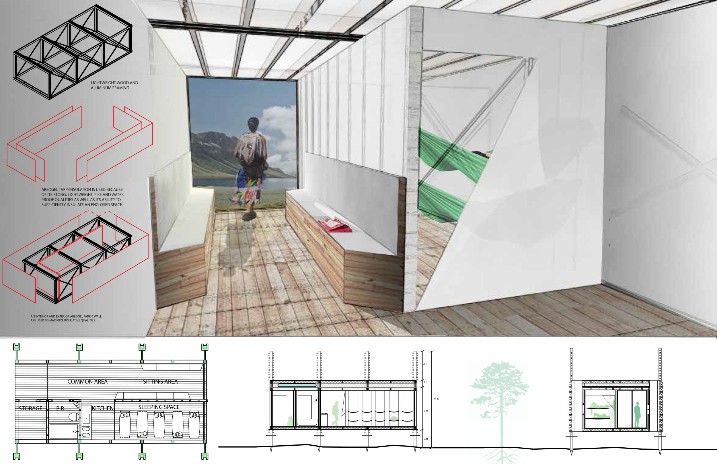 Architecture project // Aerogel Insulation and Modular Design in a ...