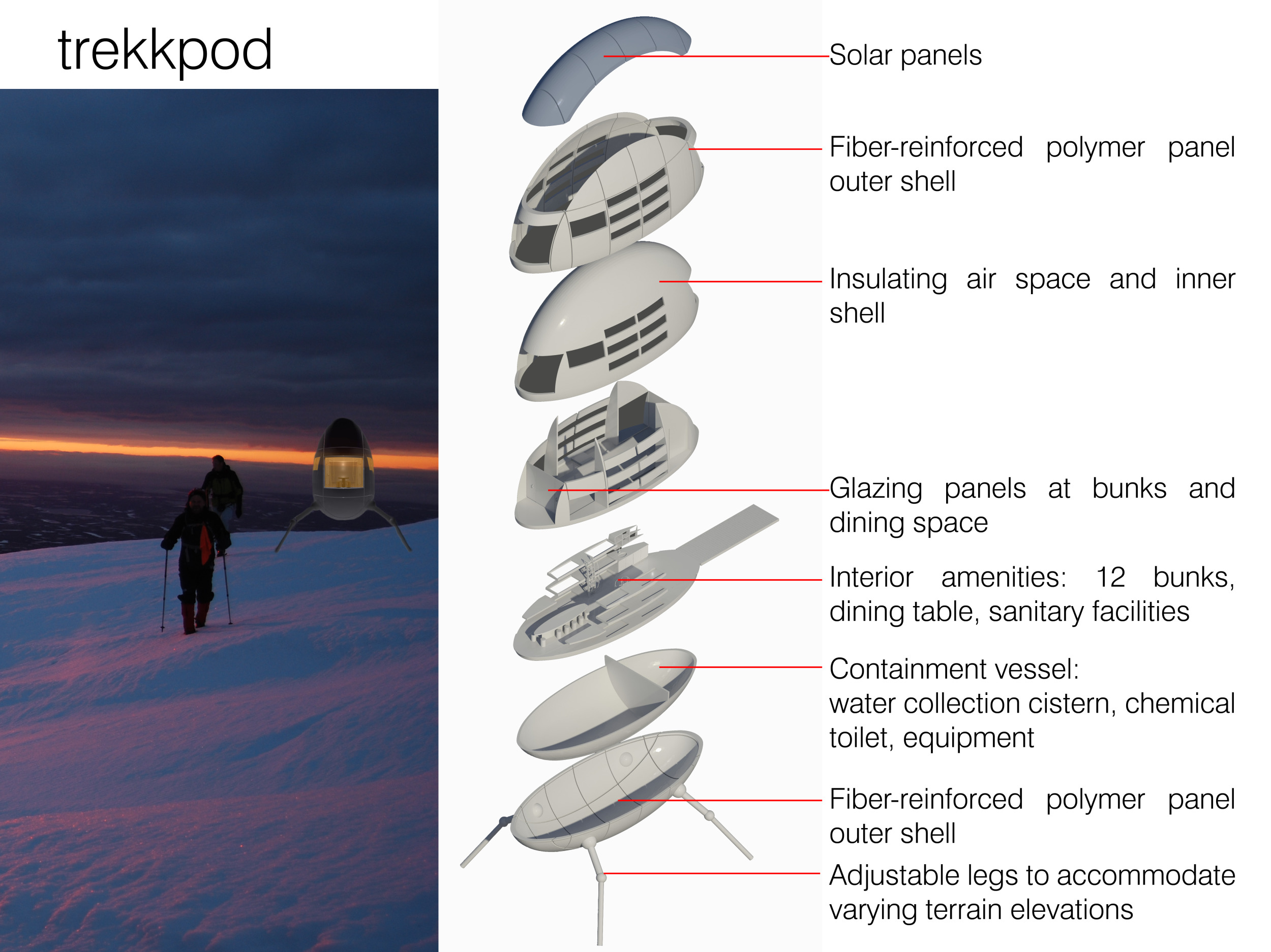 Architecture project // Fiber-Reinforced Polymer Pod with Integrated ...