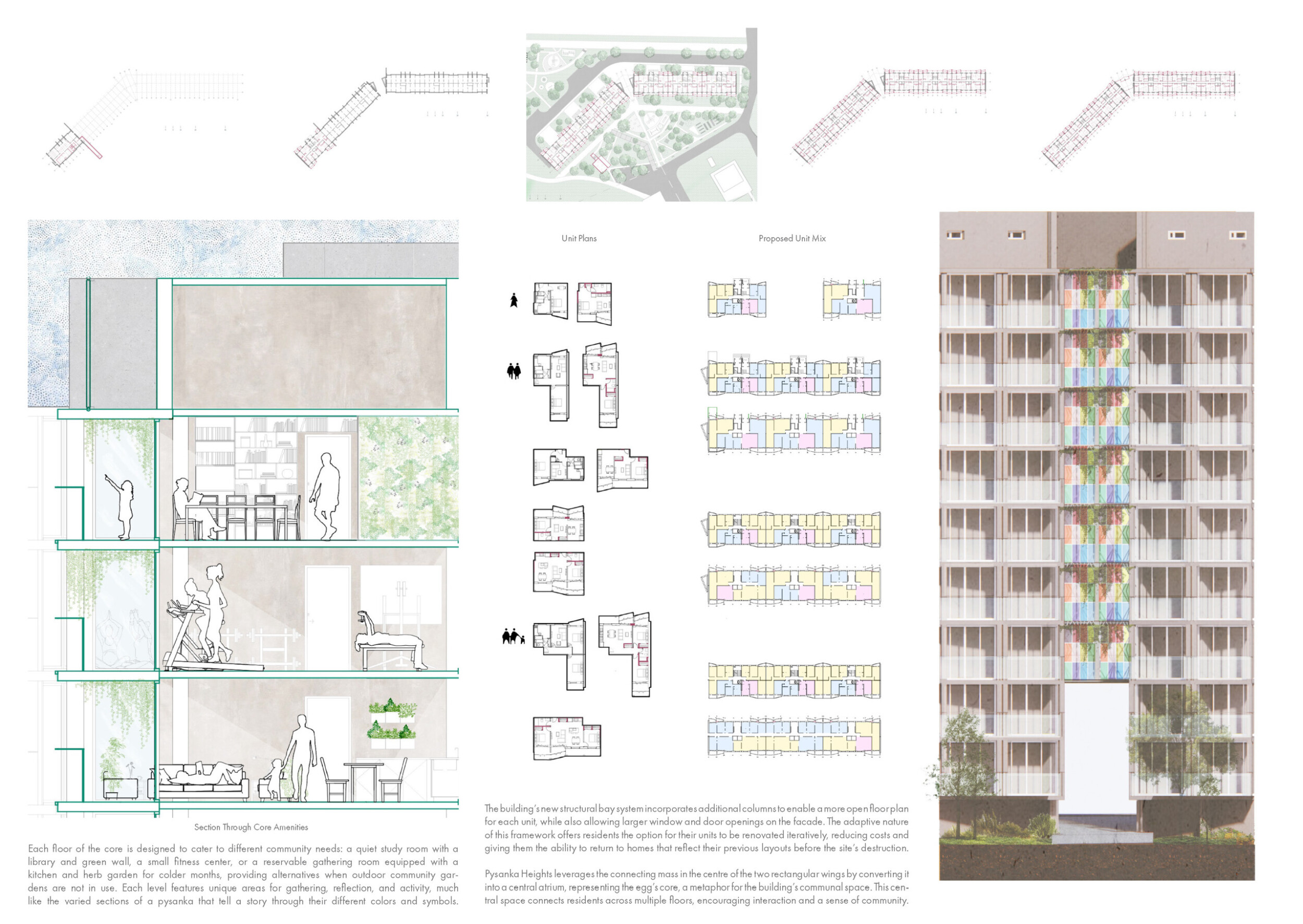 Architecture project // Geometric Patterns with Sustainable Wood Panels ...