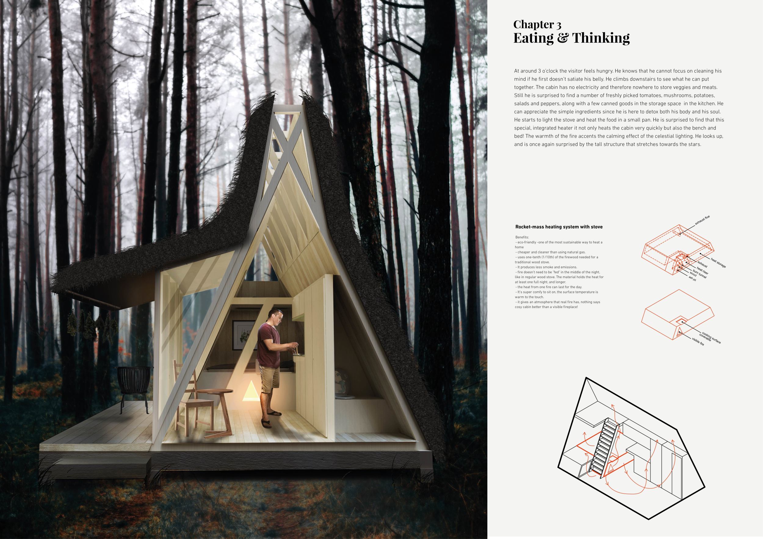 Hay Project Model Architecture project // Desaturated Hay Roof Embracing Tranquility in a ...