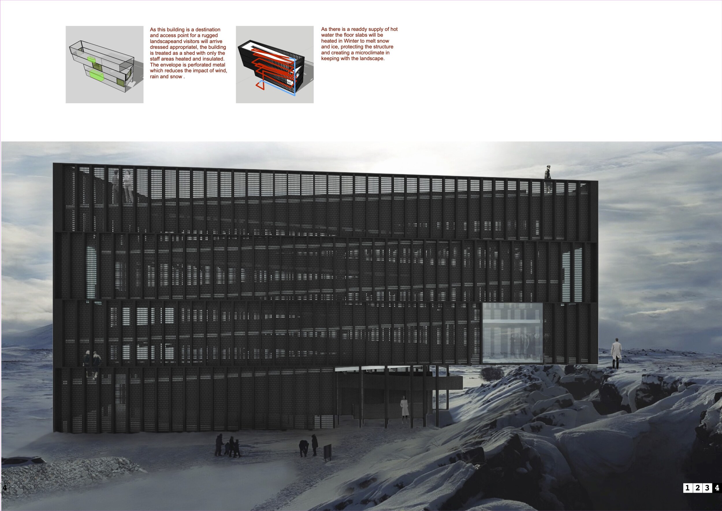 Architecture project // Blackened Timber Enclosure Overlooking a ...