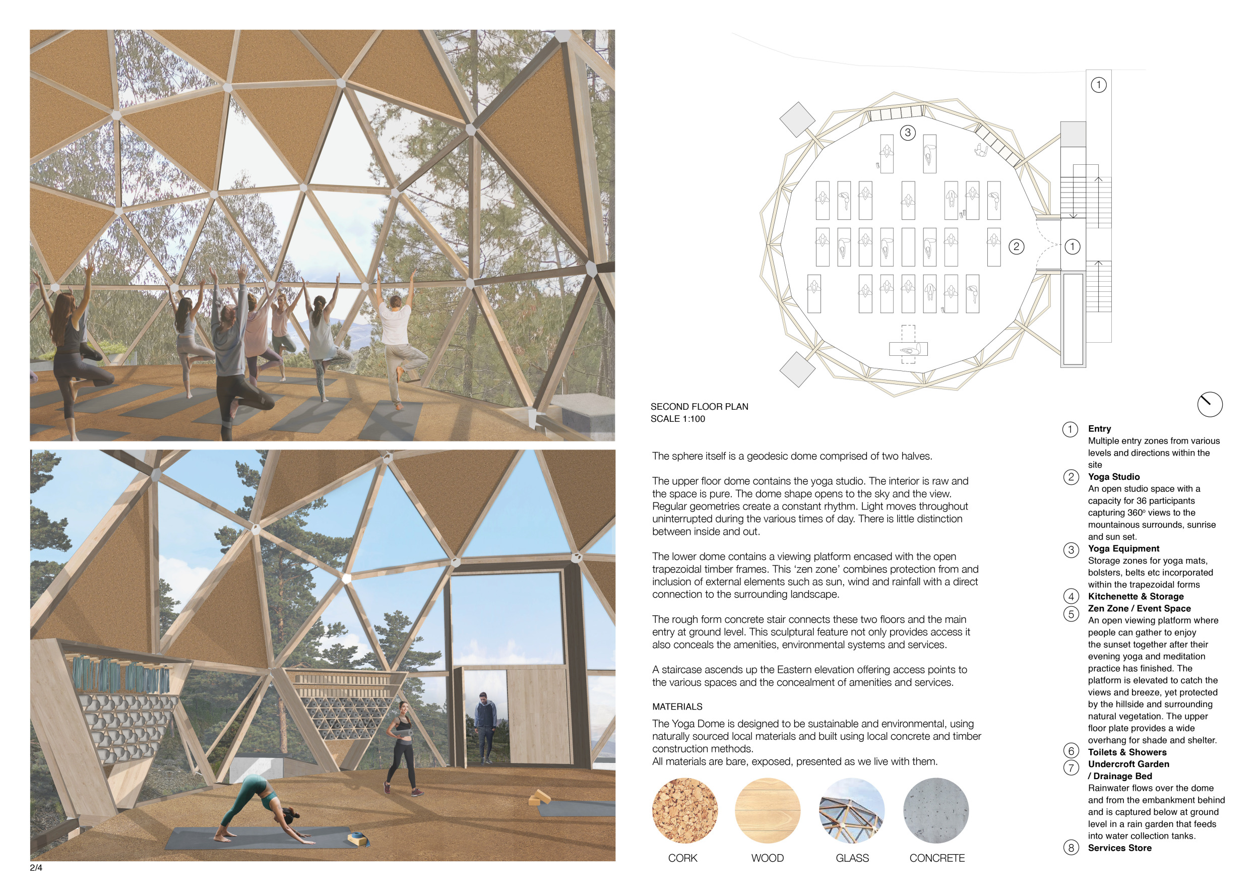 Architecture project // Lattice-Shell Structure Integrating Concrete ...