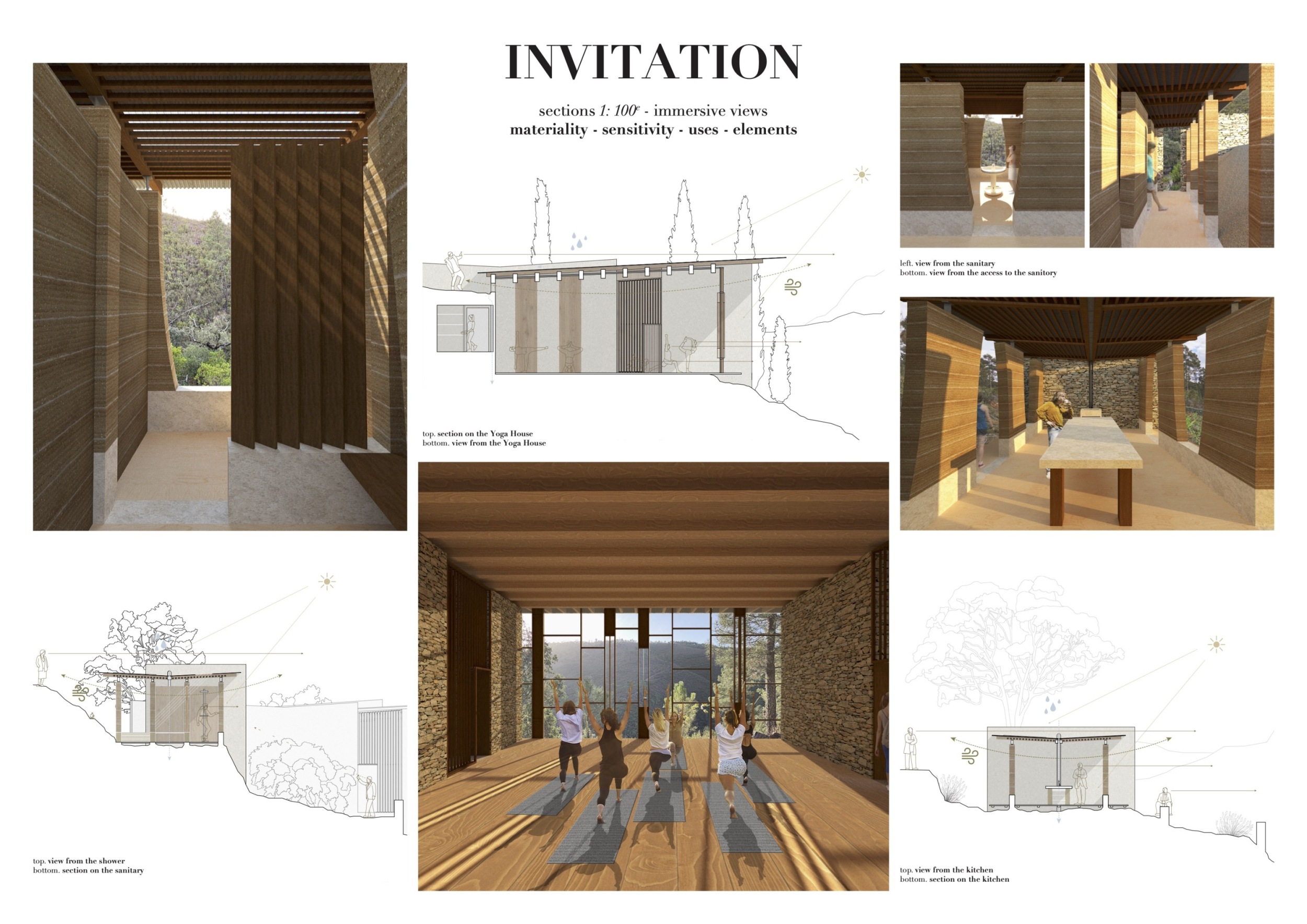 Architecture project // Rammed Earth Forms and Dry Stone Walls ...