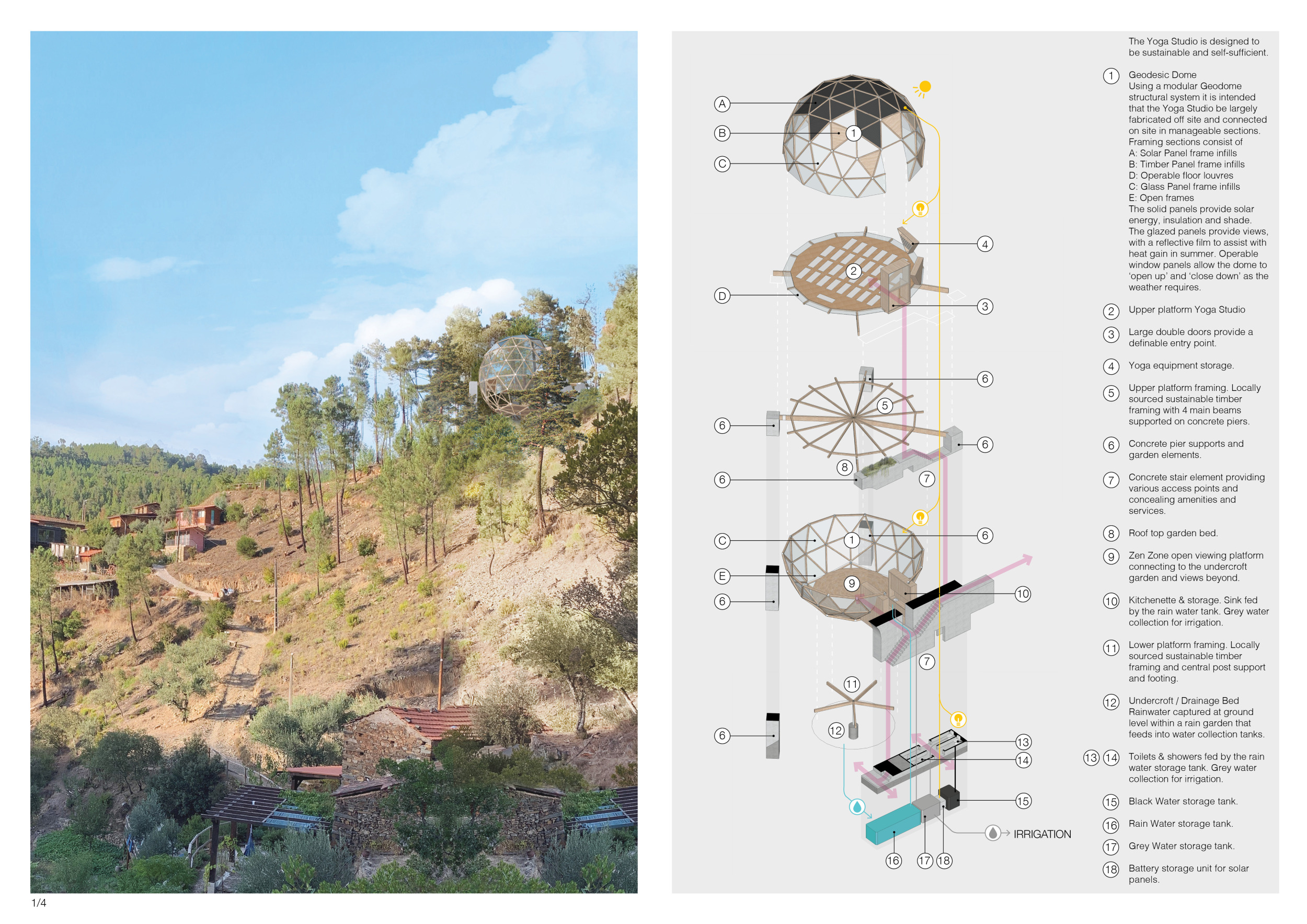Architecture project // Lattice-Shell Structure Integrating Concrete ...
