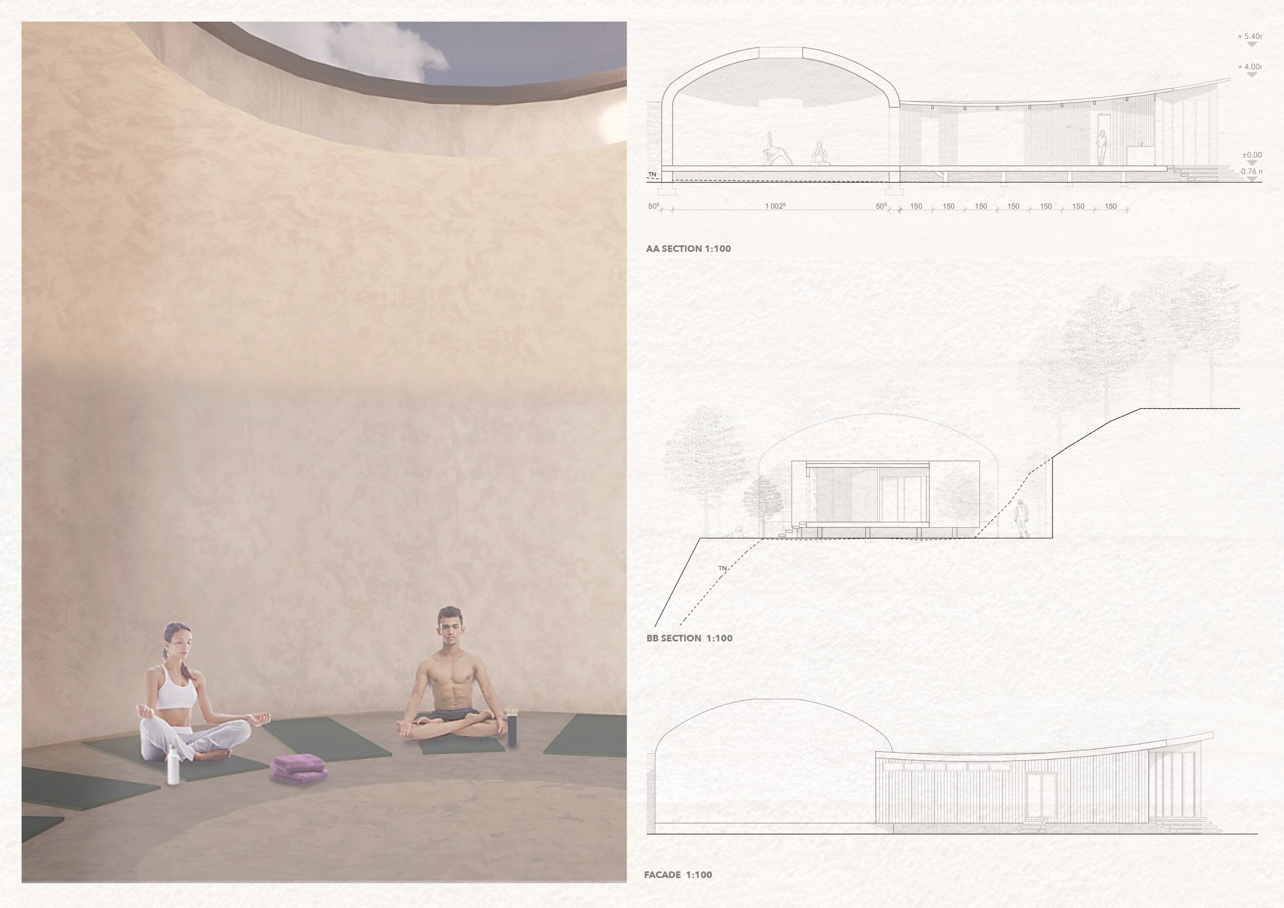 Architecture project // Rammed Earth and Natural Light Combine in a ...