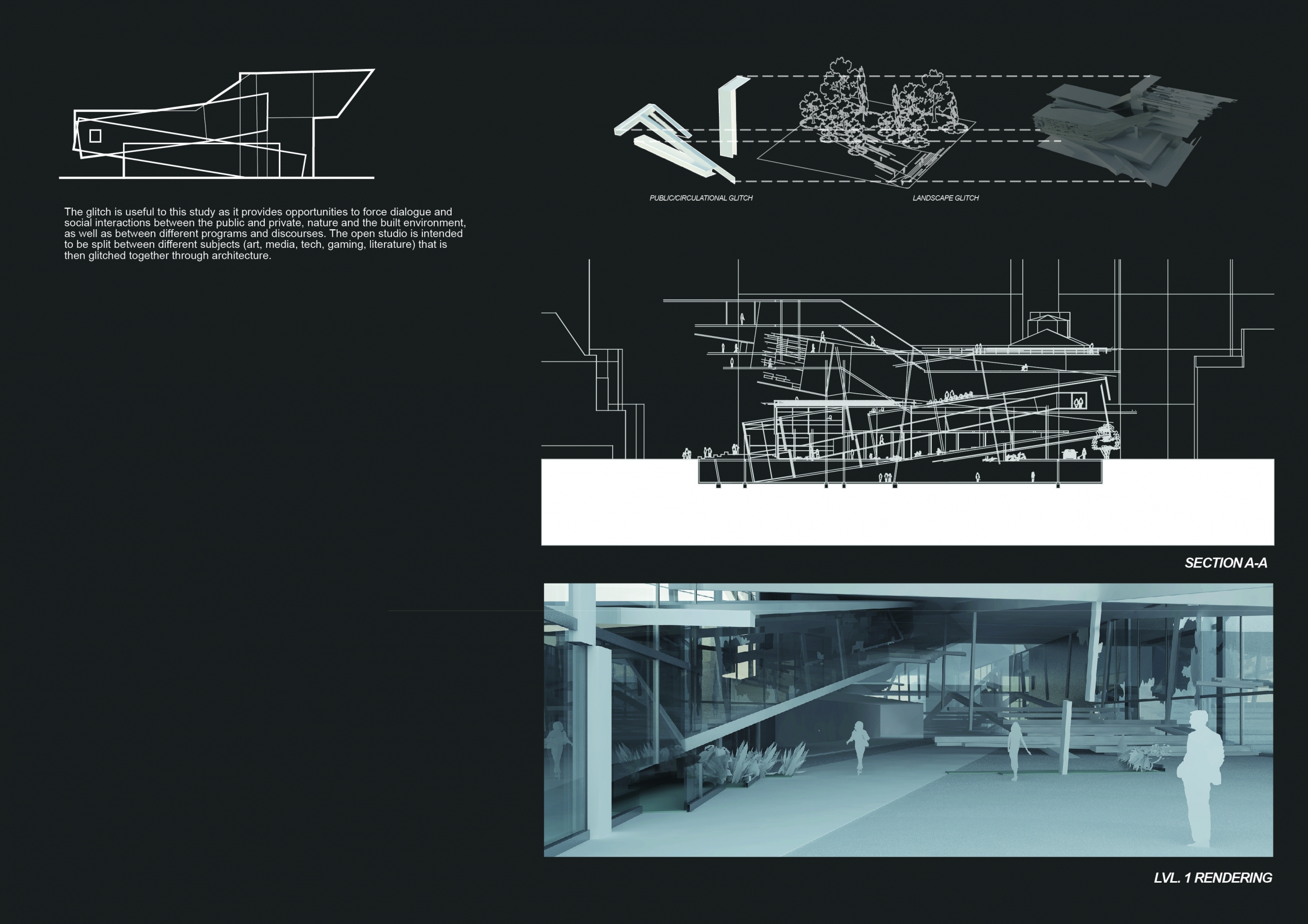Architecture project // Experience of Space Through Interactive Glass ...