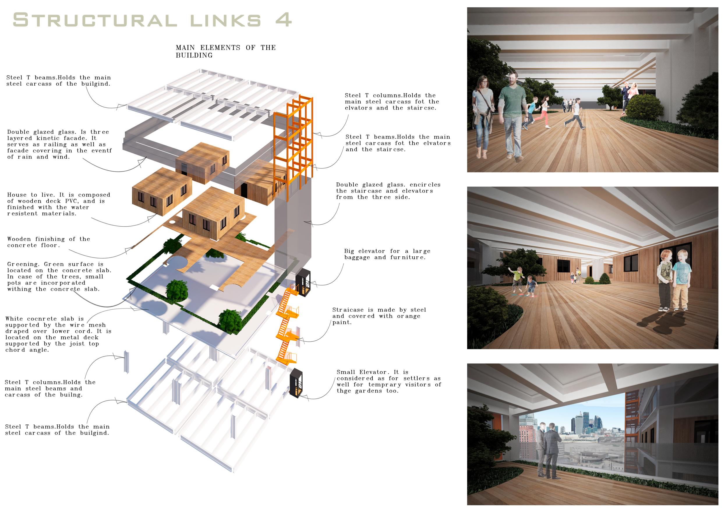 Architecture project // Adaptive Steel Framework with Green Elements in ...