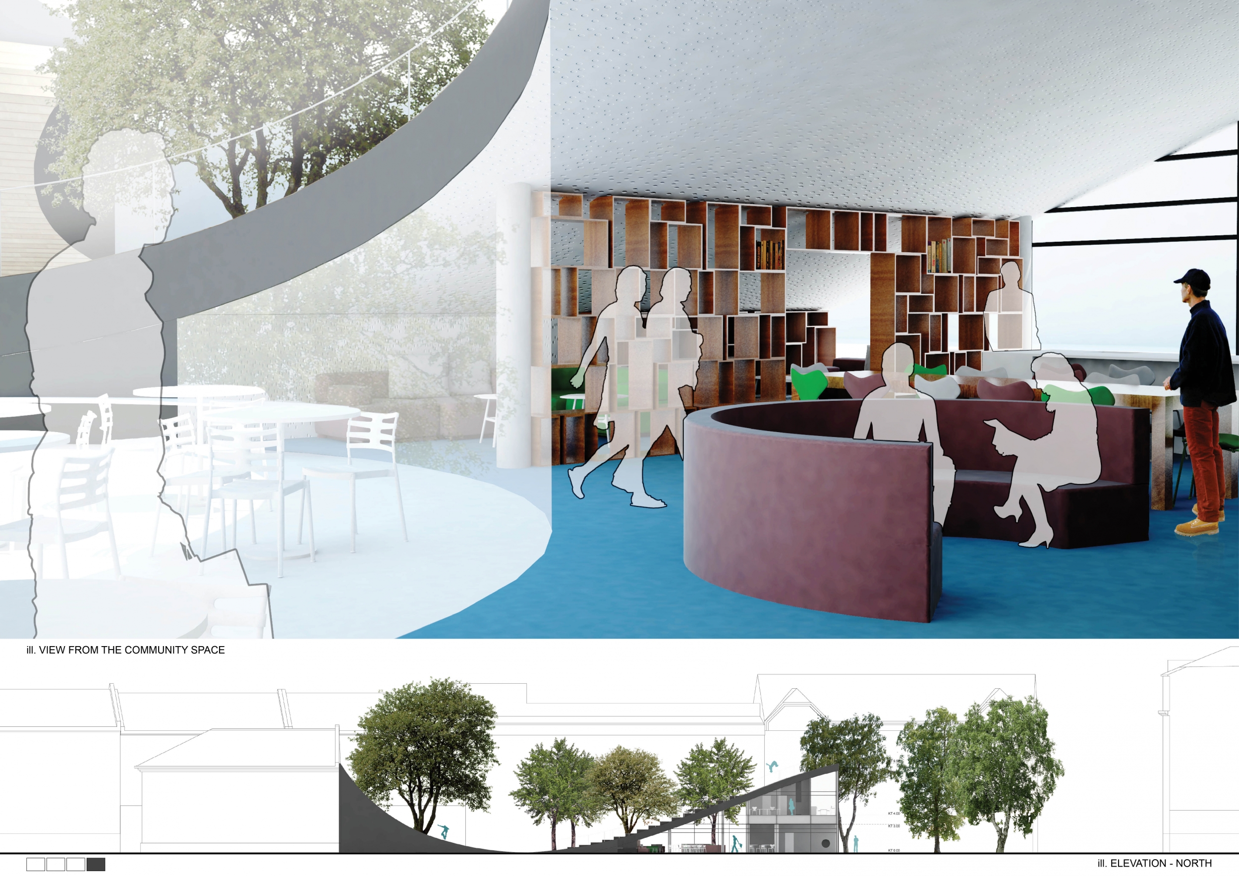 Architecture project // Sculptural Sloping Roof Integrating Glass ...