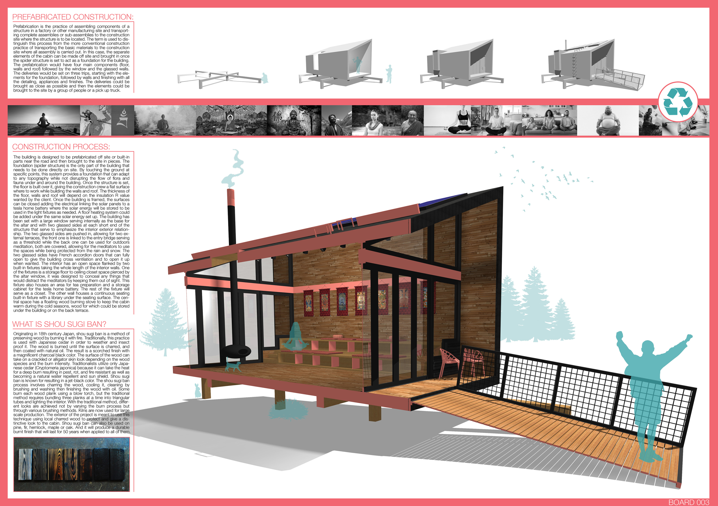 Architecture project // Elevated Timber Structure with Expansive Glass ...