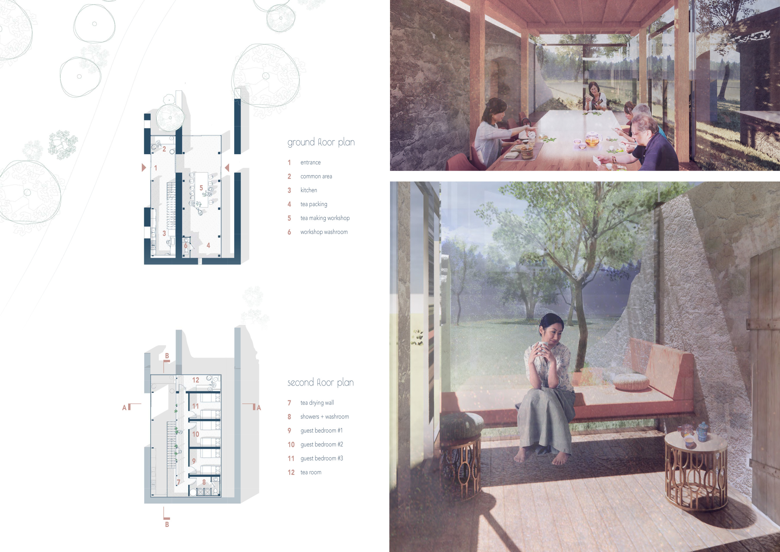 Architecture project // Reclaimed Wood and Stone Structure Embracing ...