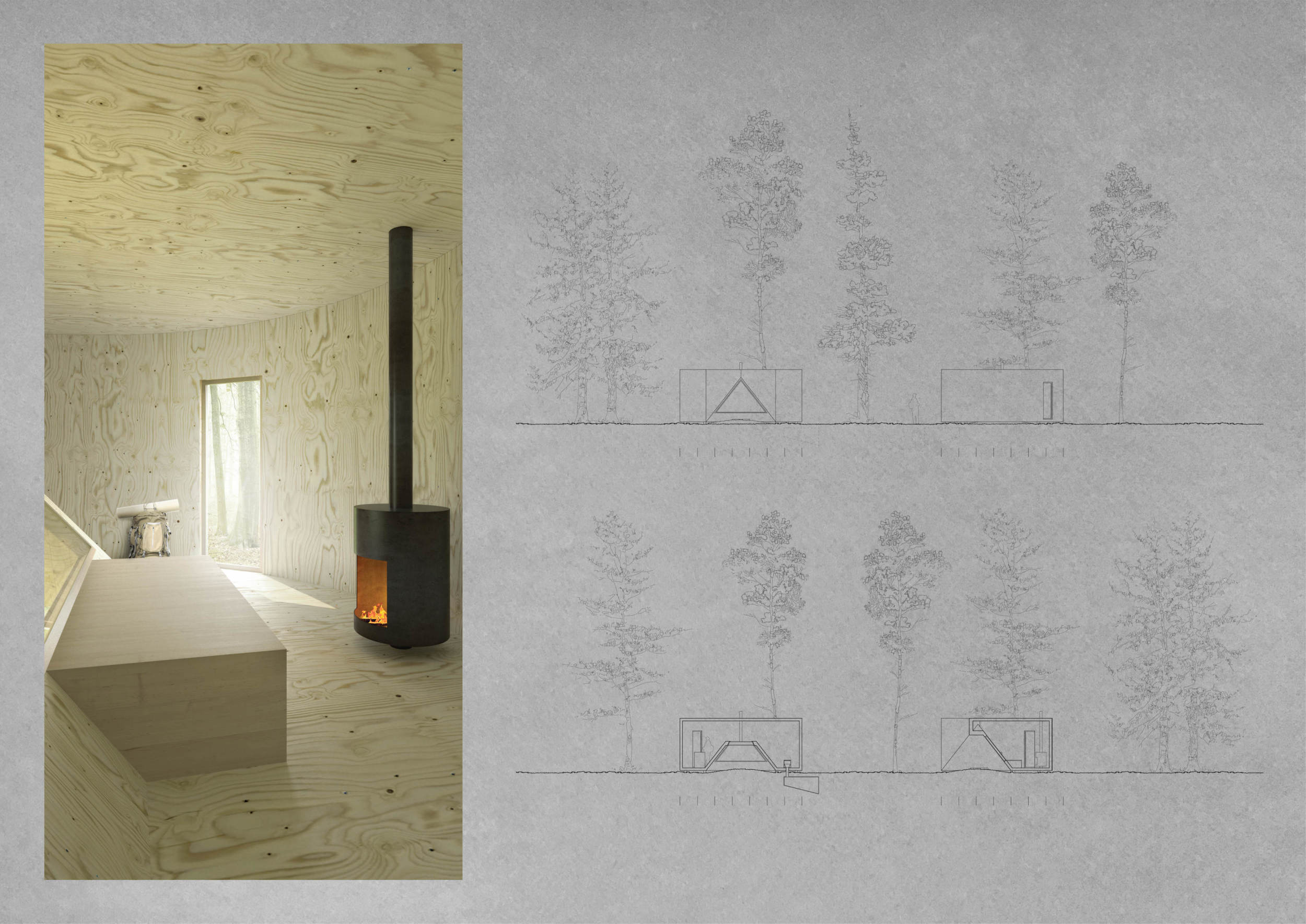 Architecture project // Nature-Inspired Design with Human-Made Features ...