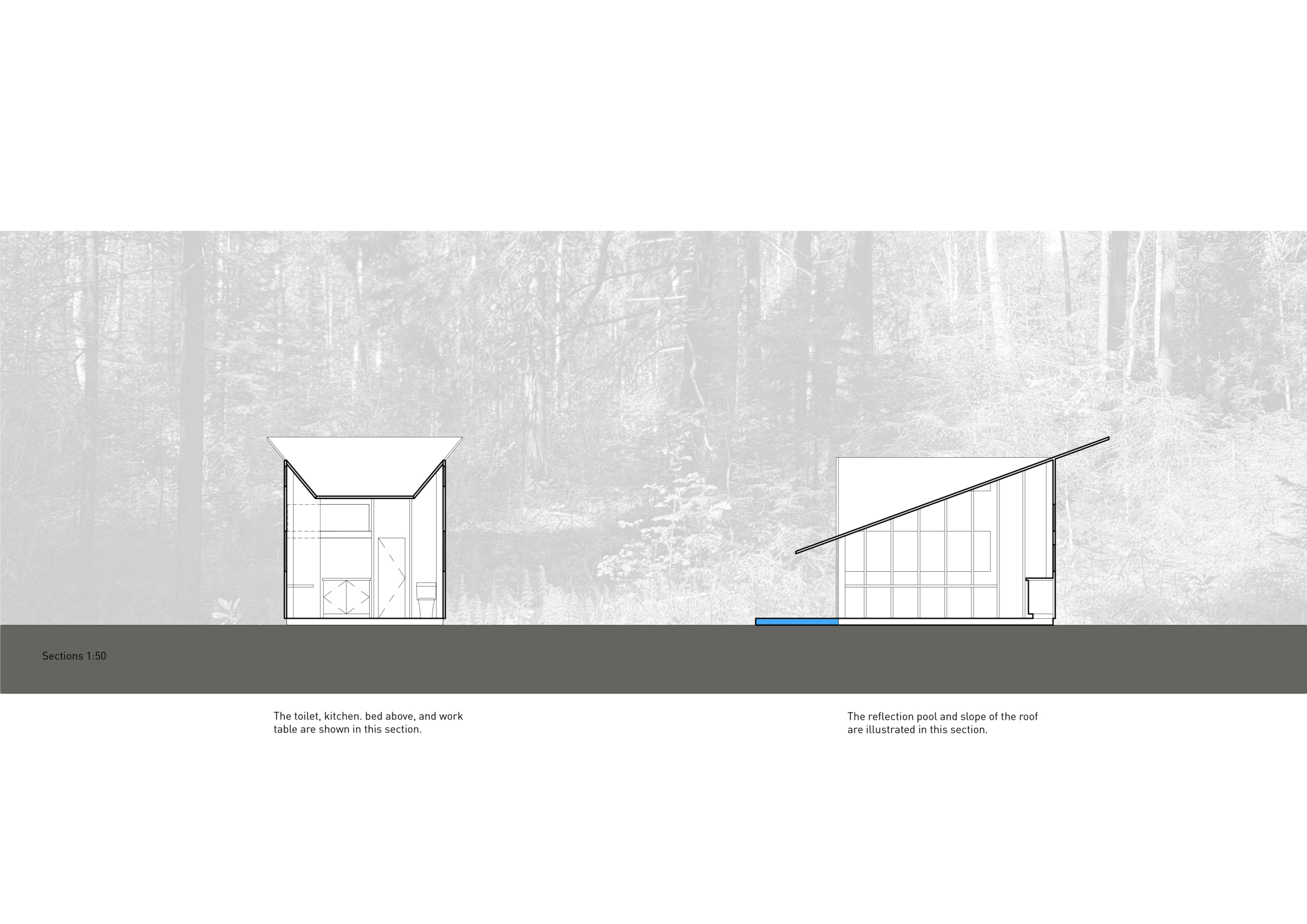 Reflecting Pool Dimensions Architecture project // Reflection Pool and Plywood Structure Enhancing ...