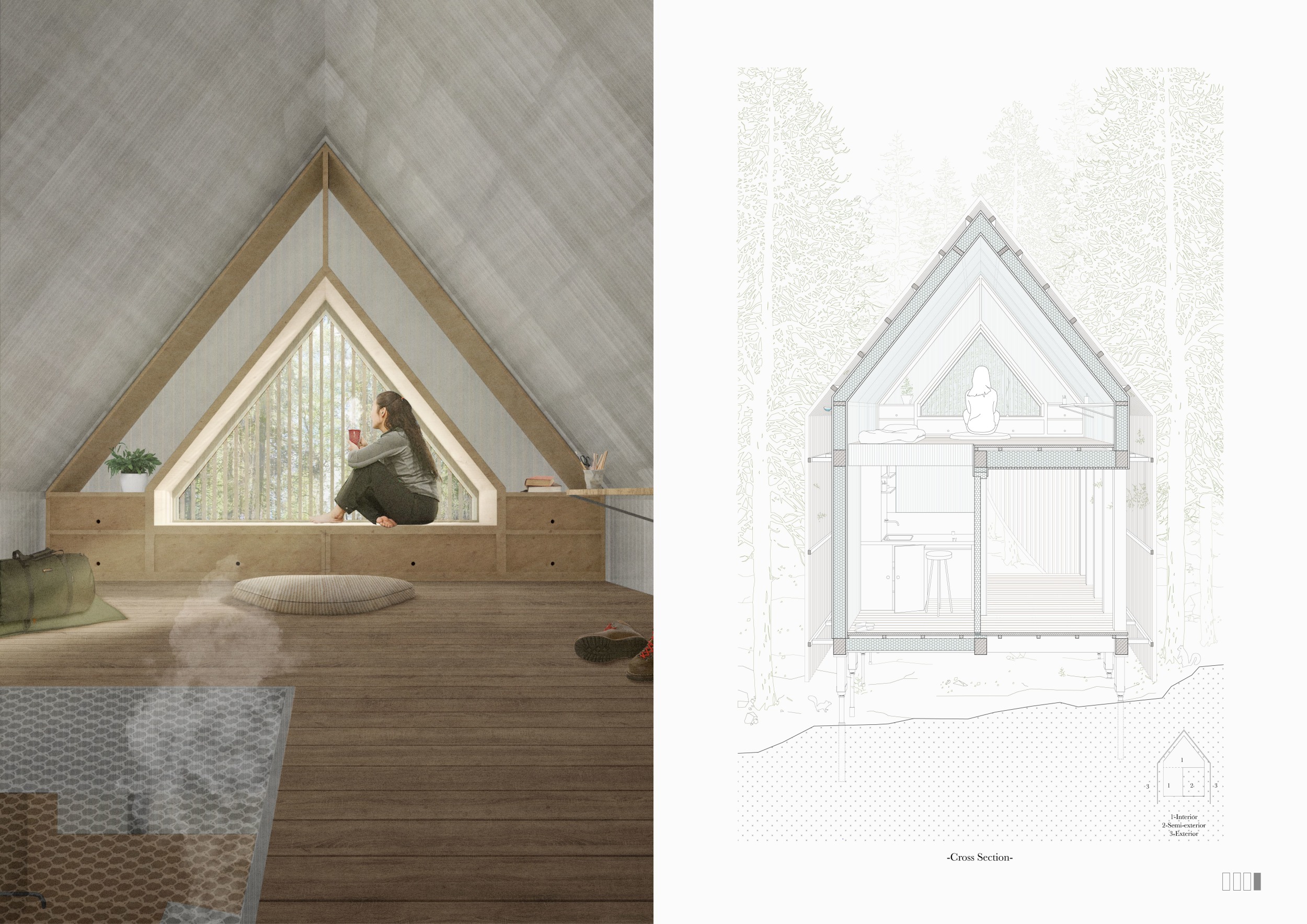 Architecture project // Translucent Envelope and Timber Skin Create a ...