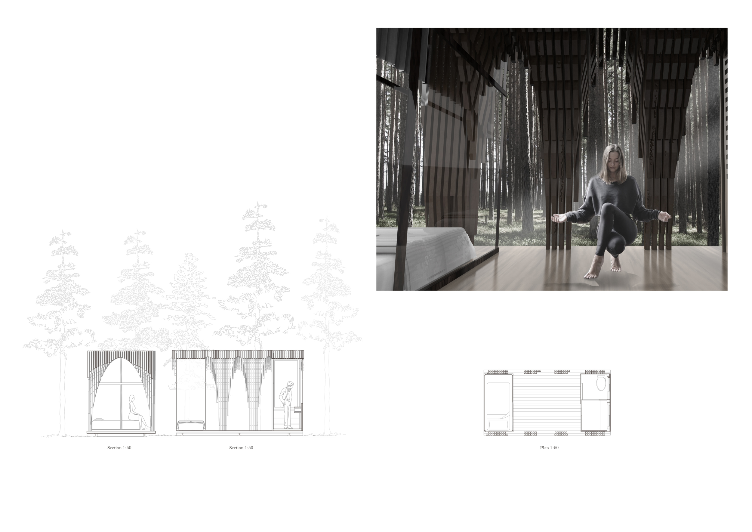 Timber In Architecture Architecture project // Timber Pavilion with Arch Structures ...