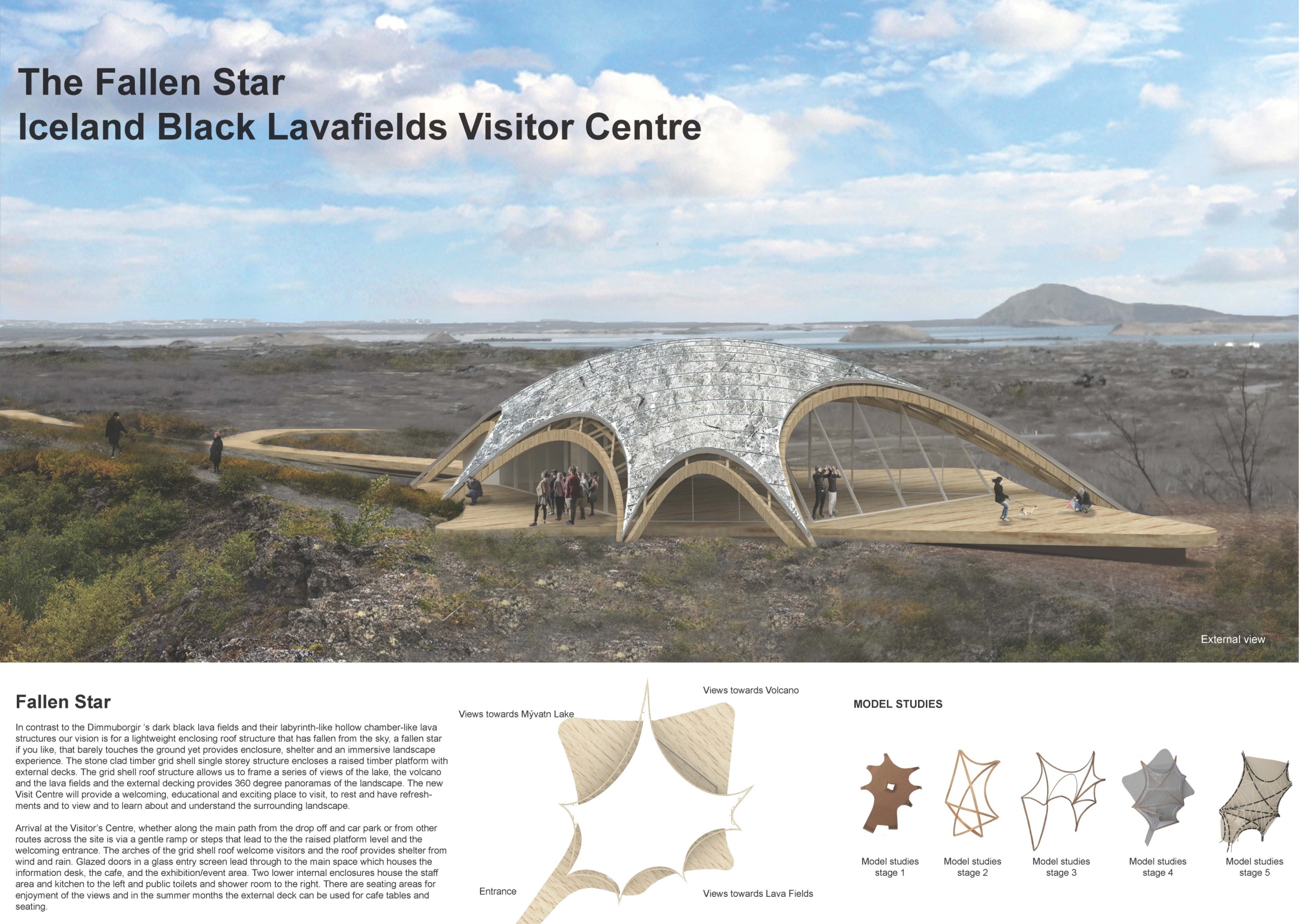 Image showcasing Architecture project // Timber Enclosure with Straw Bale Walls in Lava ...