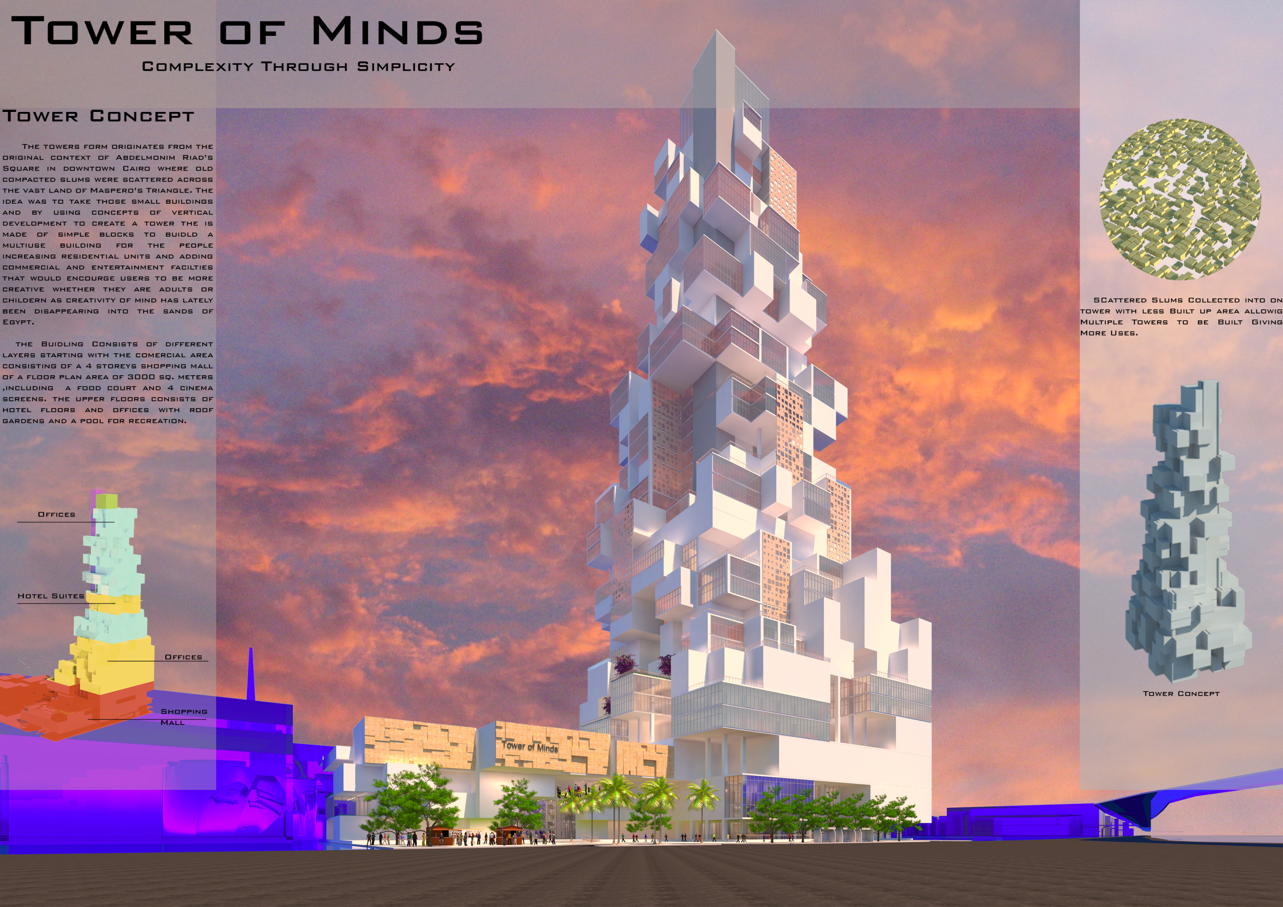 Urban Simple Architecture project // Integration of Simple Blocks and Community ...