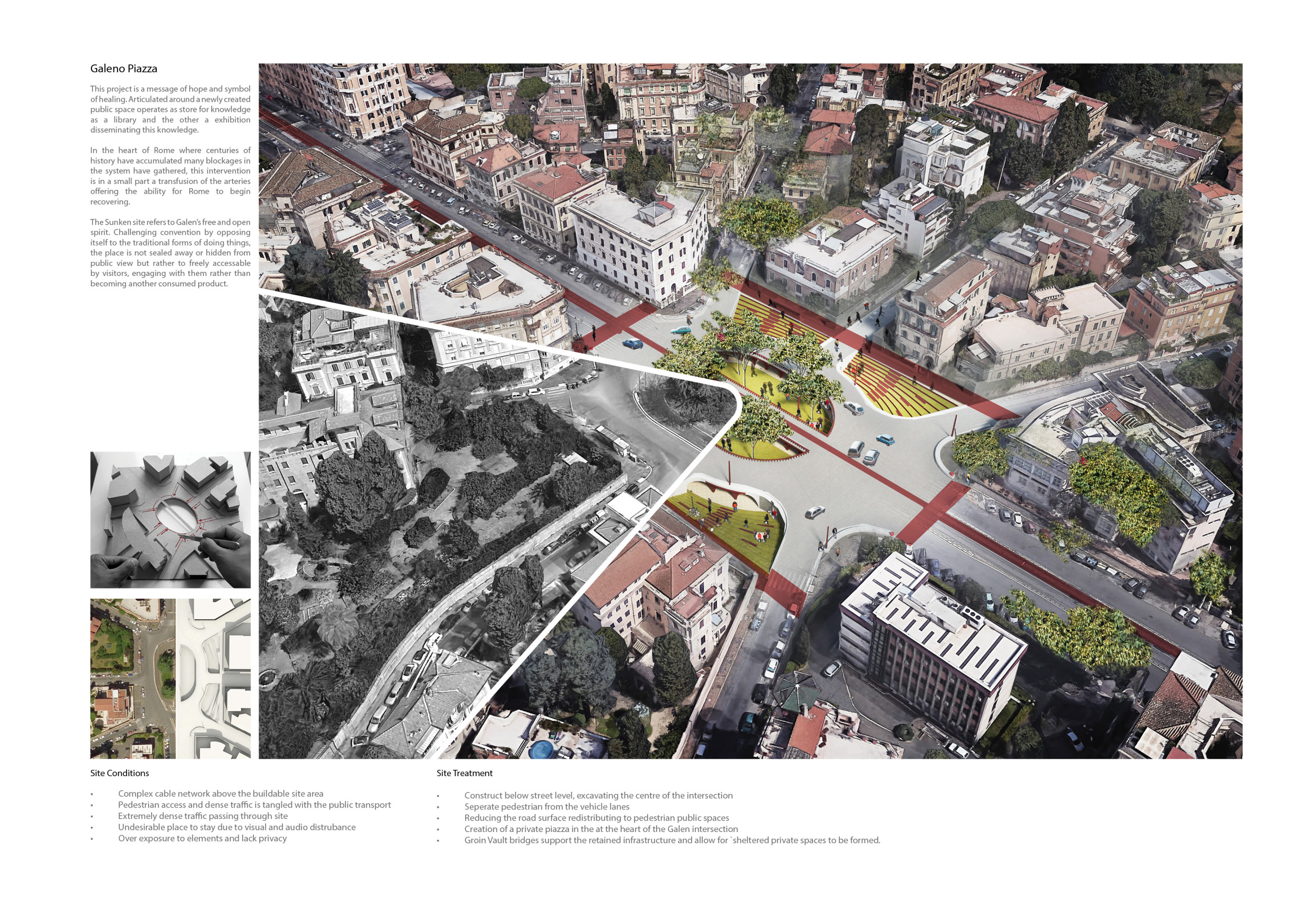 Architecture project // Sculpted Spaces in Roman Concrete with Engaging ...