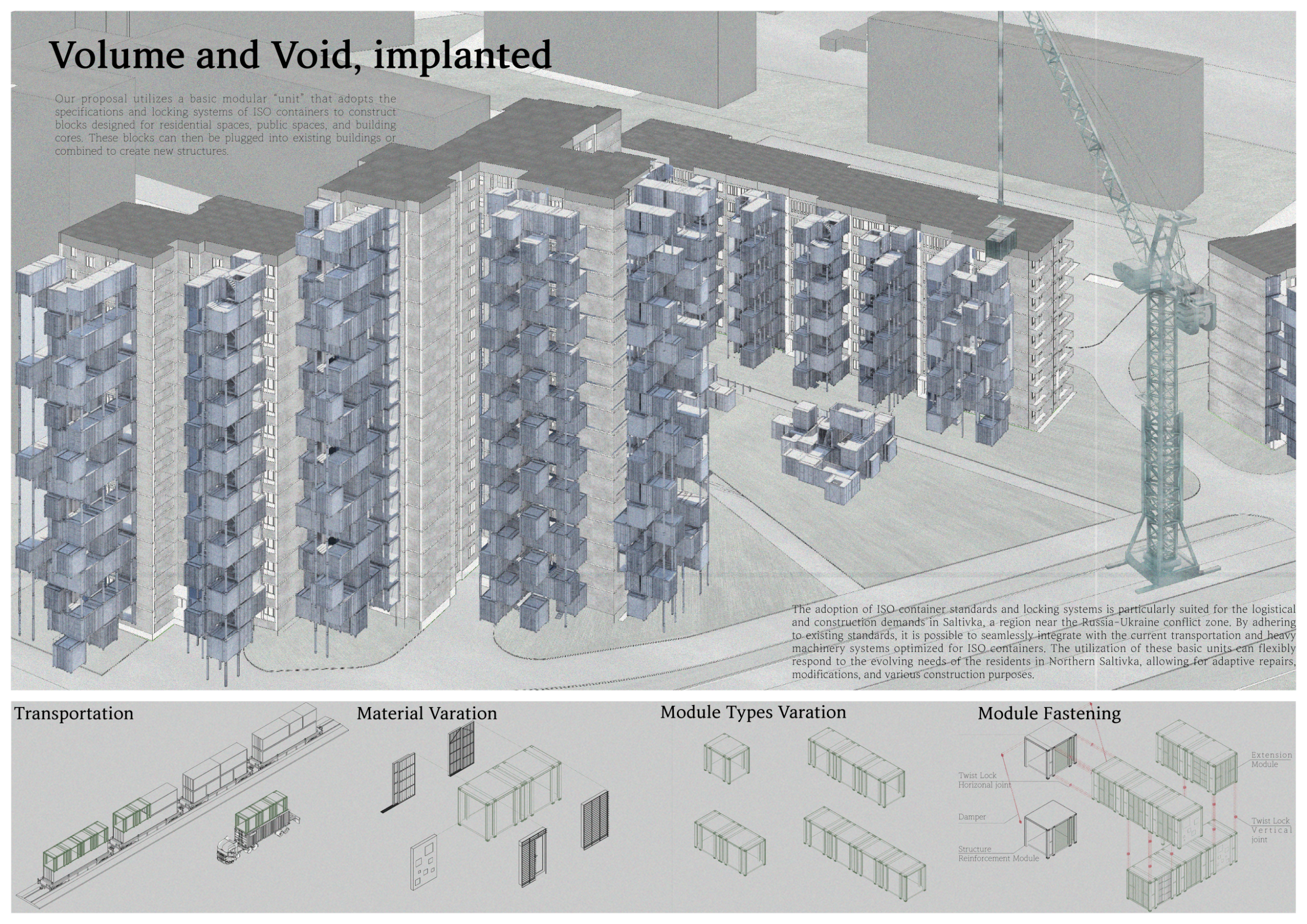 Architecture project // Modular ISO Containers Integrated with ...