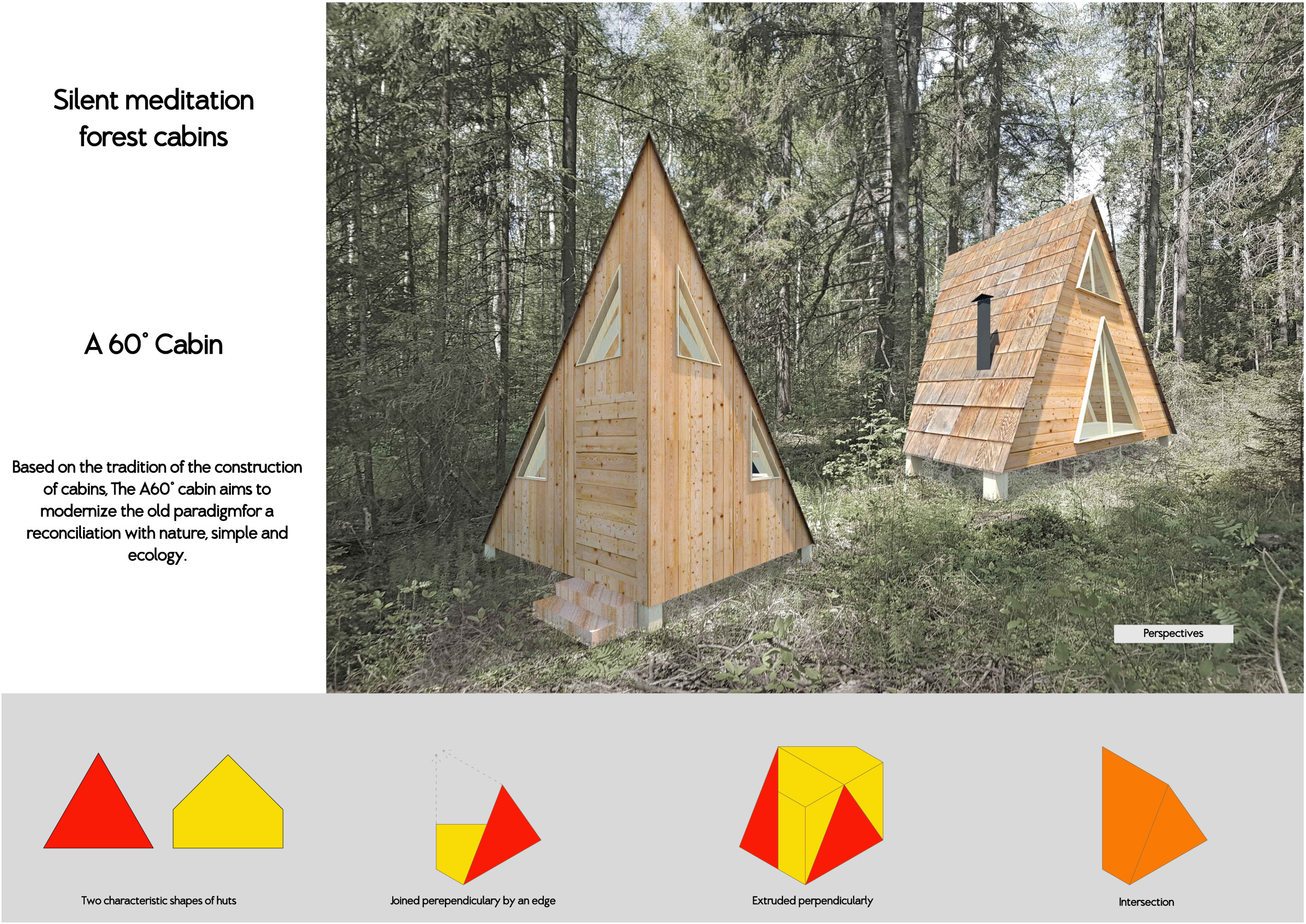 Architecture project // Triangular Geometry in Sustainable Timber ...