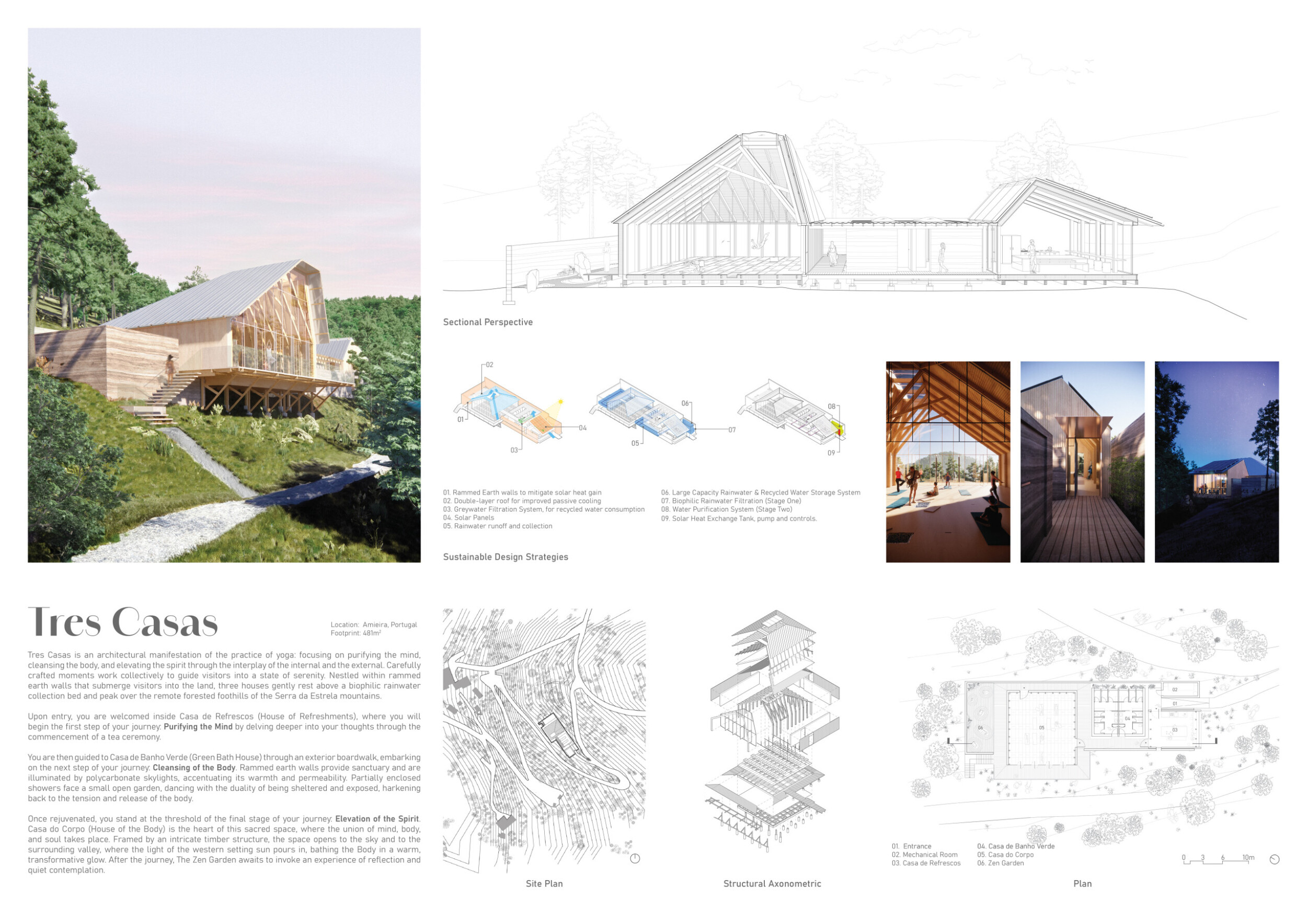 Architecture project // Rammed Earth Structures with Laminated Timber ...