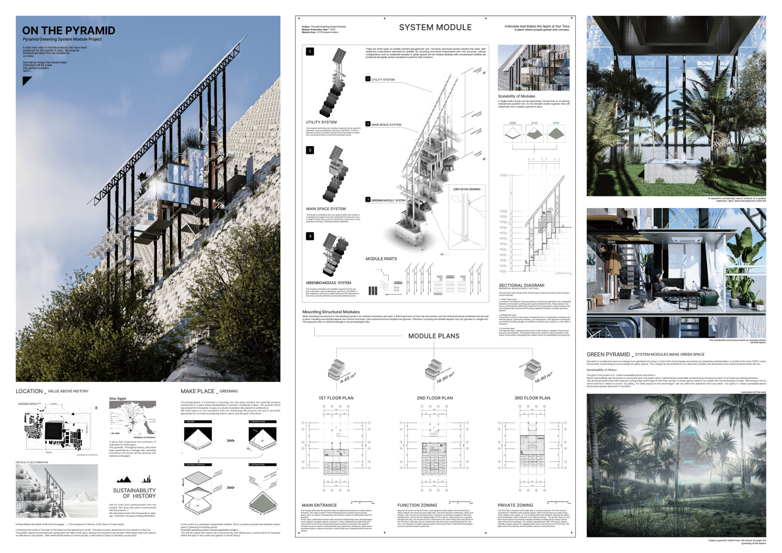 Architecture project // Biophilic Living Spaces Enhanced by Modular ...