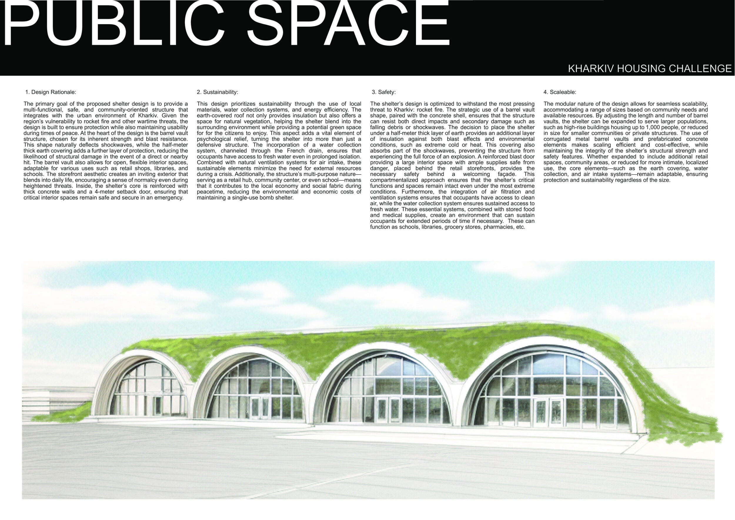 Architecture project // Earth-Sheltered Residences with Reinforced ...