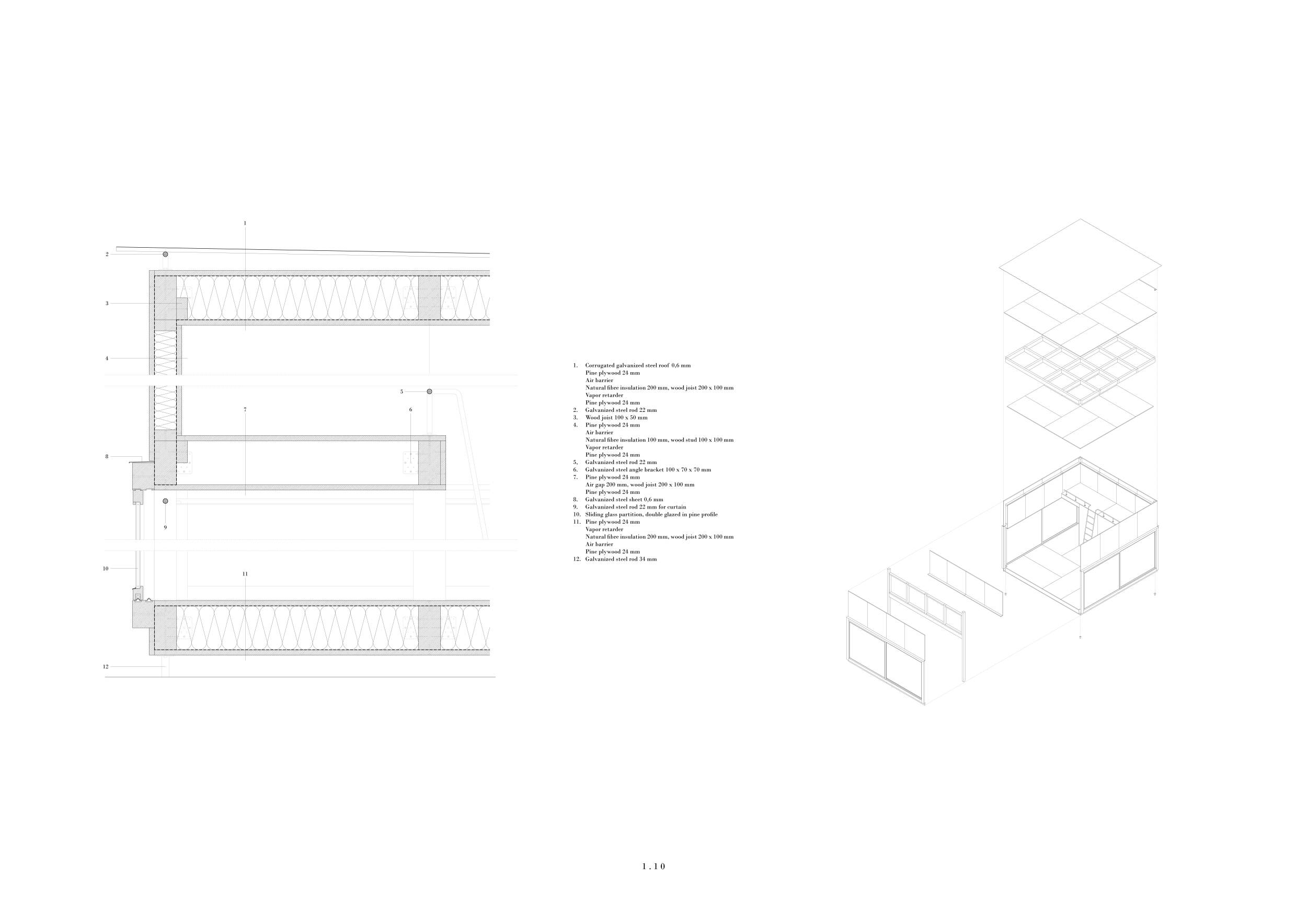 Architecture project // Glazed Partitions and Wooden Columns Enhance ...