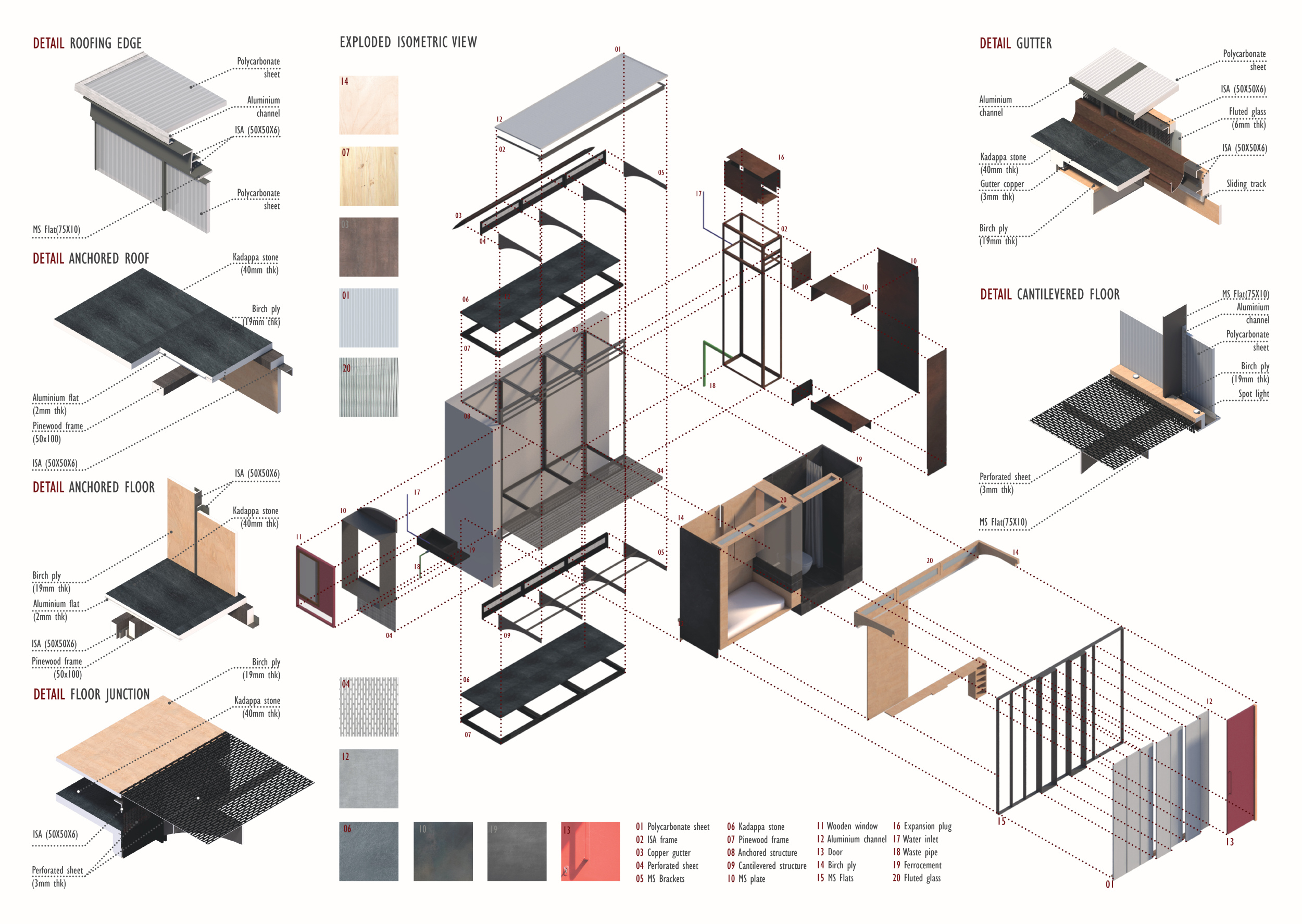Architecture project // Mild-Steel Framework with Cantilevered Living ...