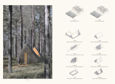 1st Prize Winneramberroadtrekkingcabins architecture competition winners