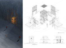 3rd Prize Winneramberroadtrekkingcabins architecture competition winners