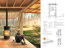3rd Prize Winneramberroadtrekkingcabins architecture competition winners