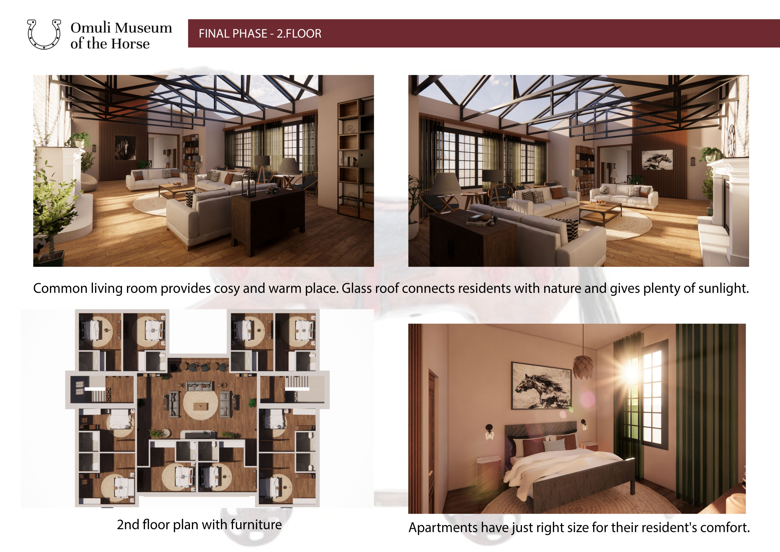 Curated visual reference: Urban Equestrian Condo Living Spaces Reference: Architecture Project Metal Art Installations And Community Spaces In