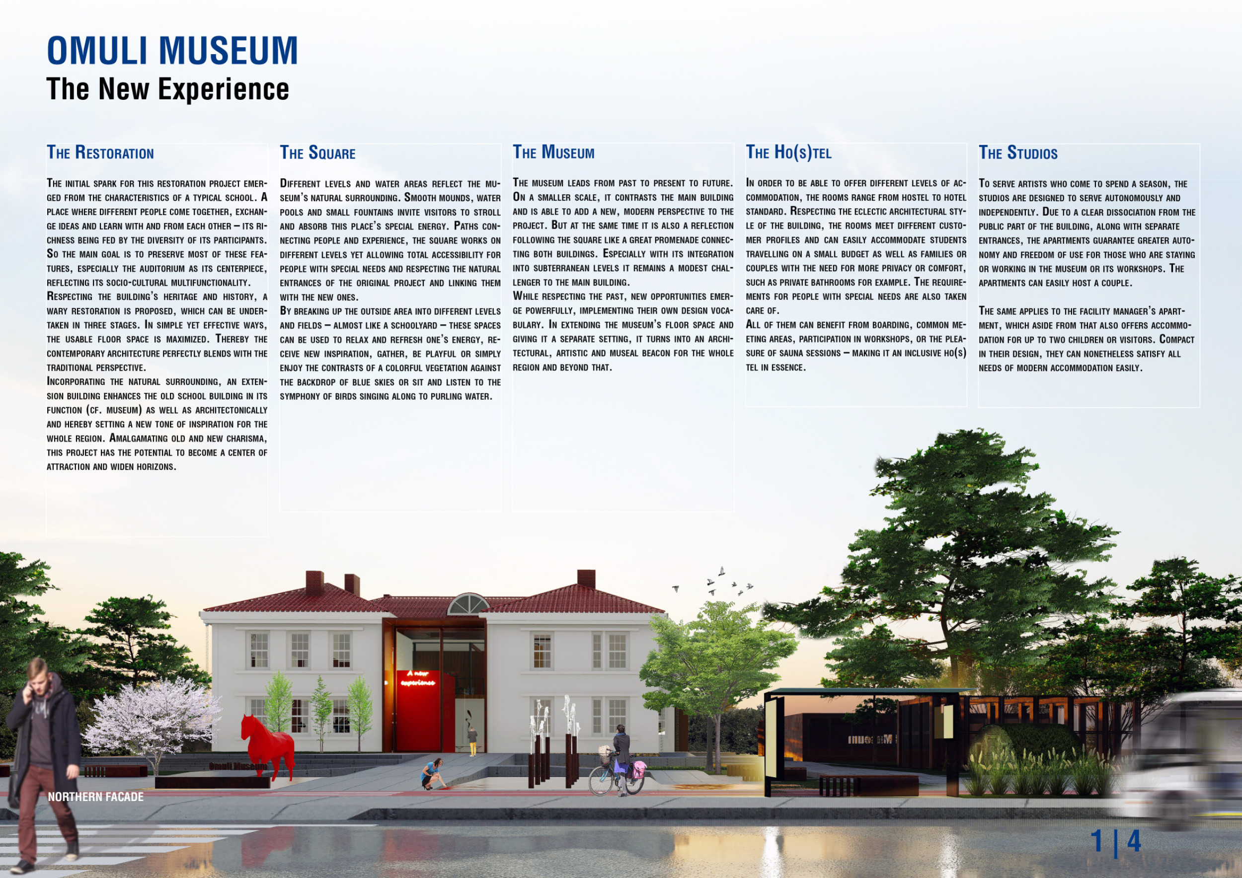 Architecture project // Community Hub Featuring Subterranean Spaces and ...