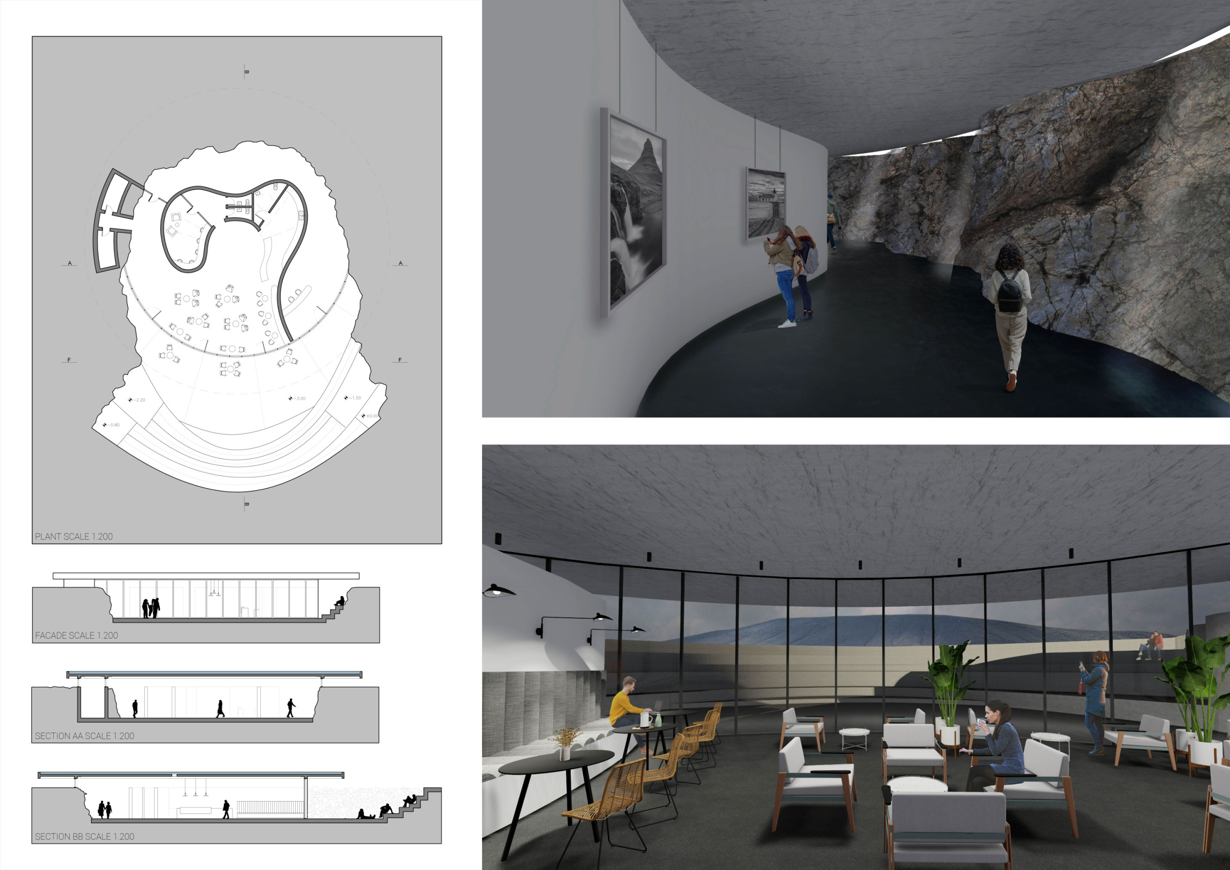 Architecture project // Volcanic Ash Structure Offering Immersive Views ...