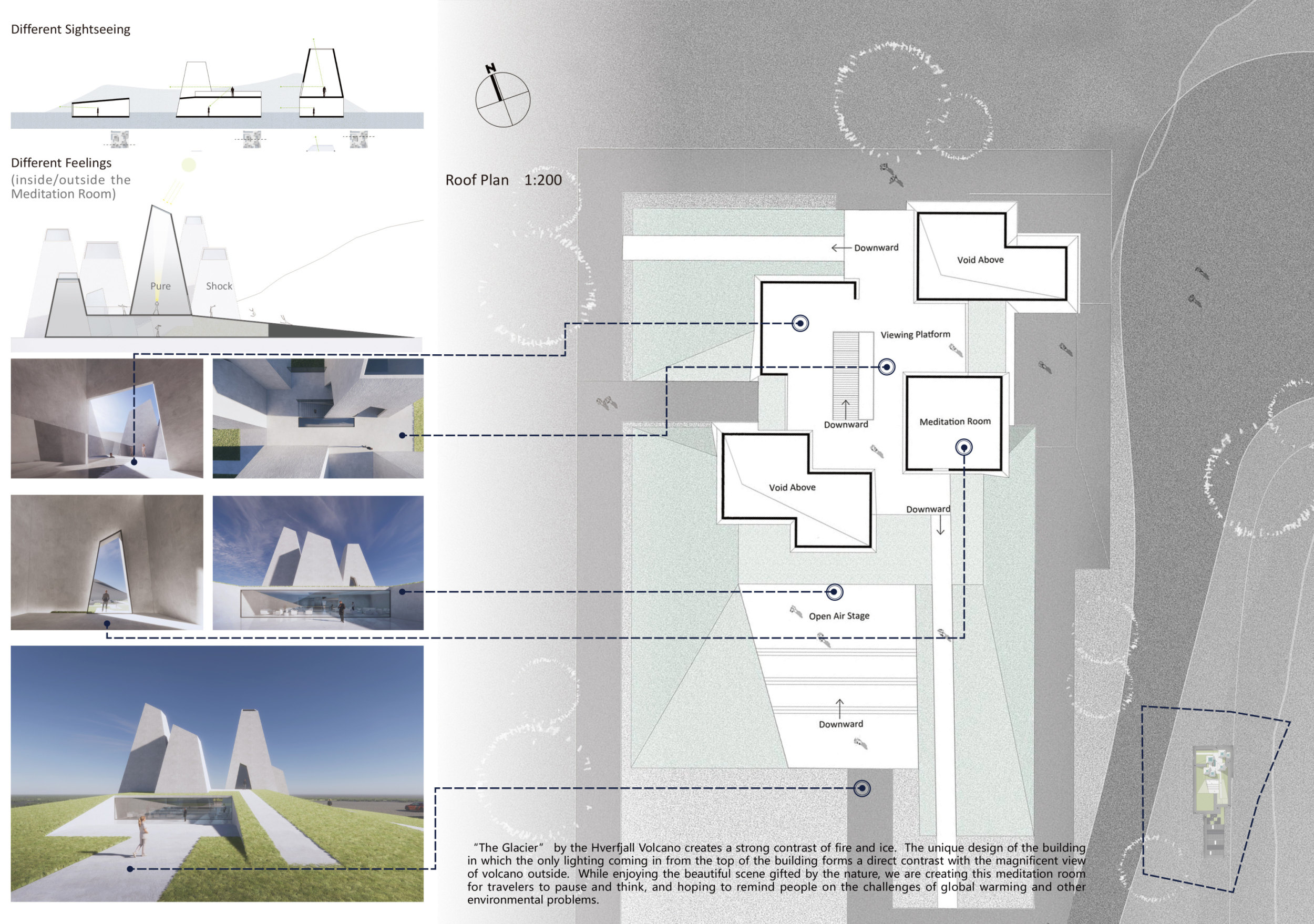Architecture project // Lava Rocks and Geothermal Heat Captured in a ...