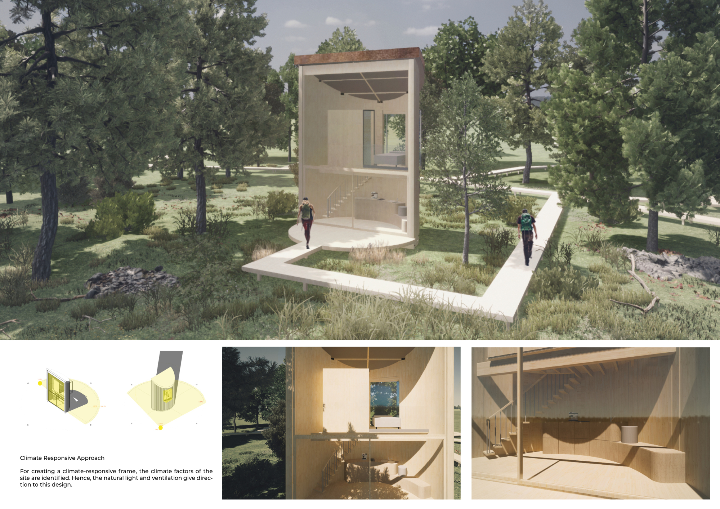 Architecture project // A Retreat Emphasizing Biodiversity with Local ...