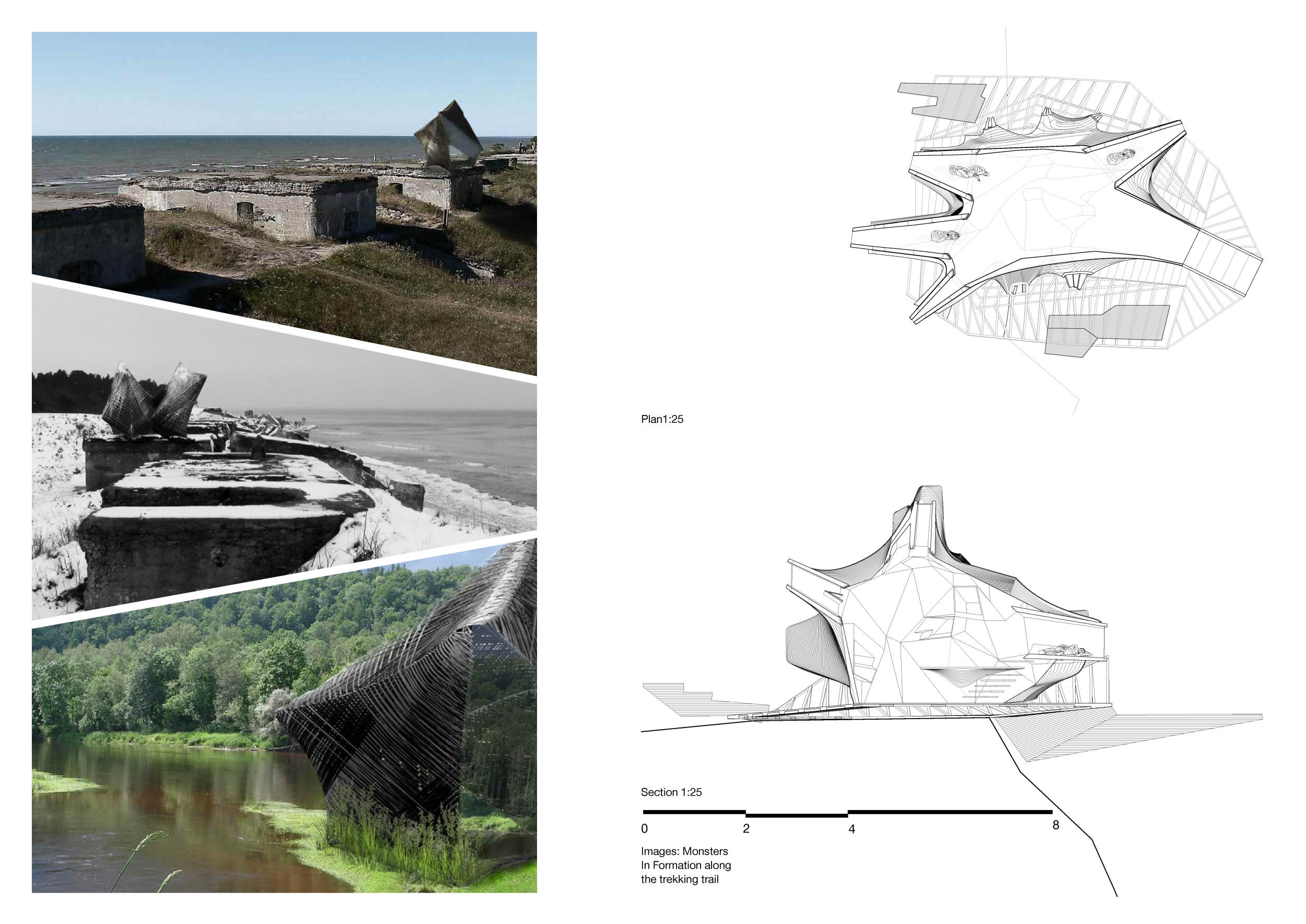 Architecture project // Telescopic Framework with Carbon Fiber and ...