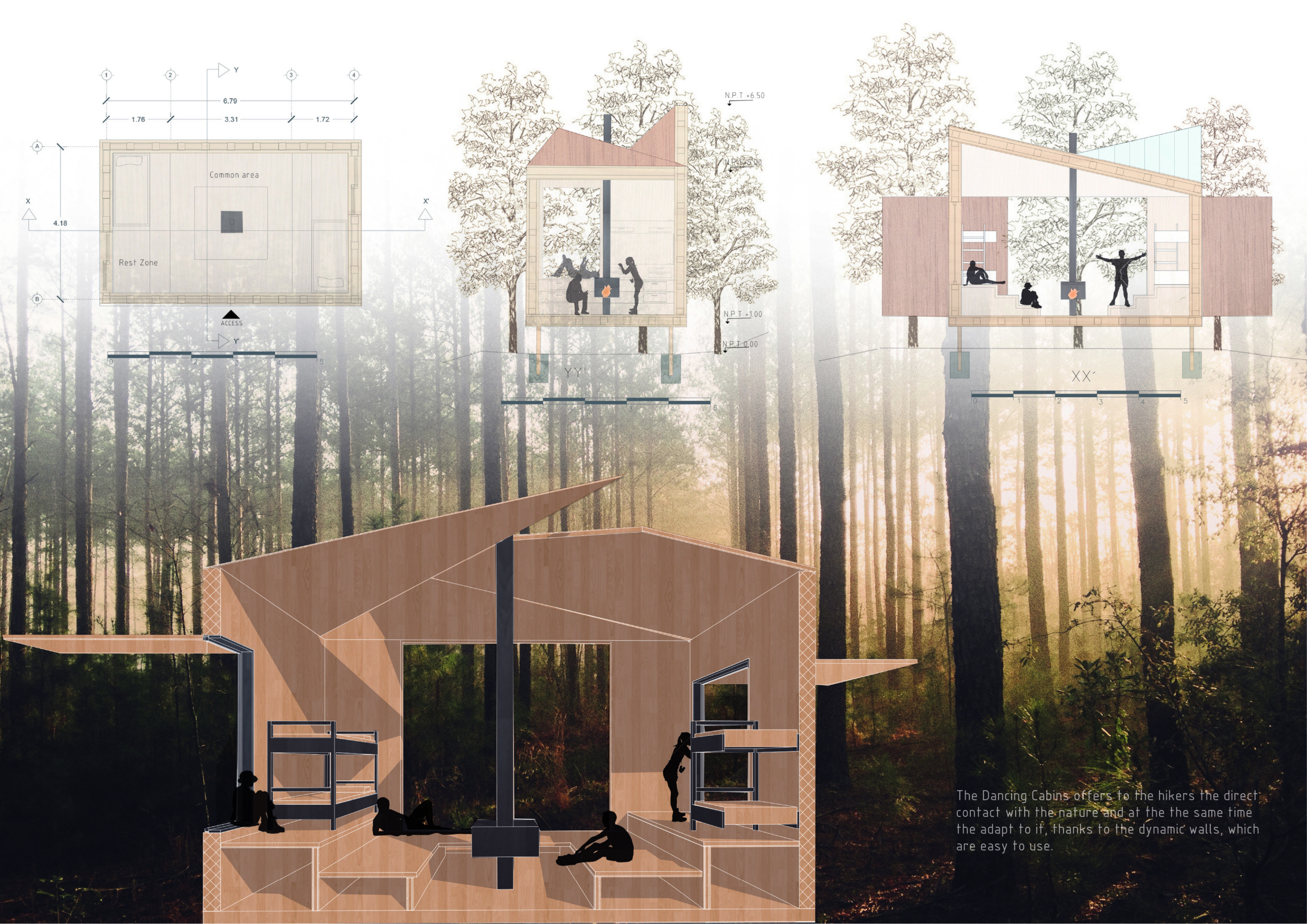 Real Life Structure Project Architecture project // Dynamic Foldable Structures Crafted from Local ...