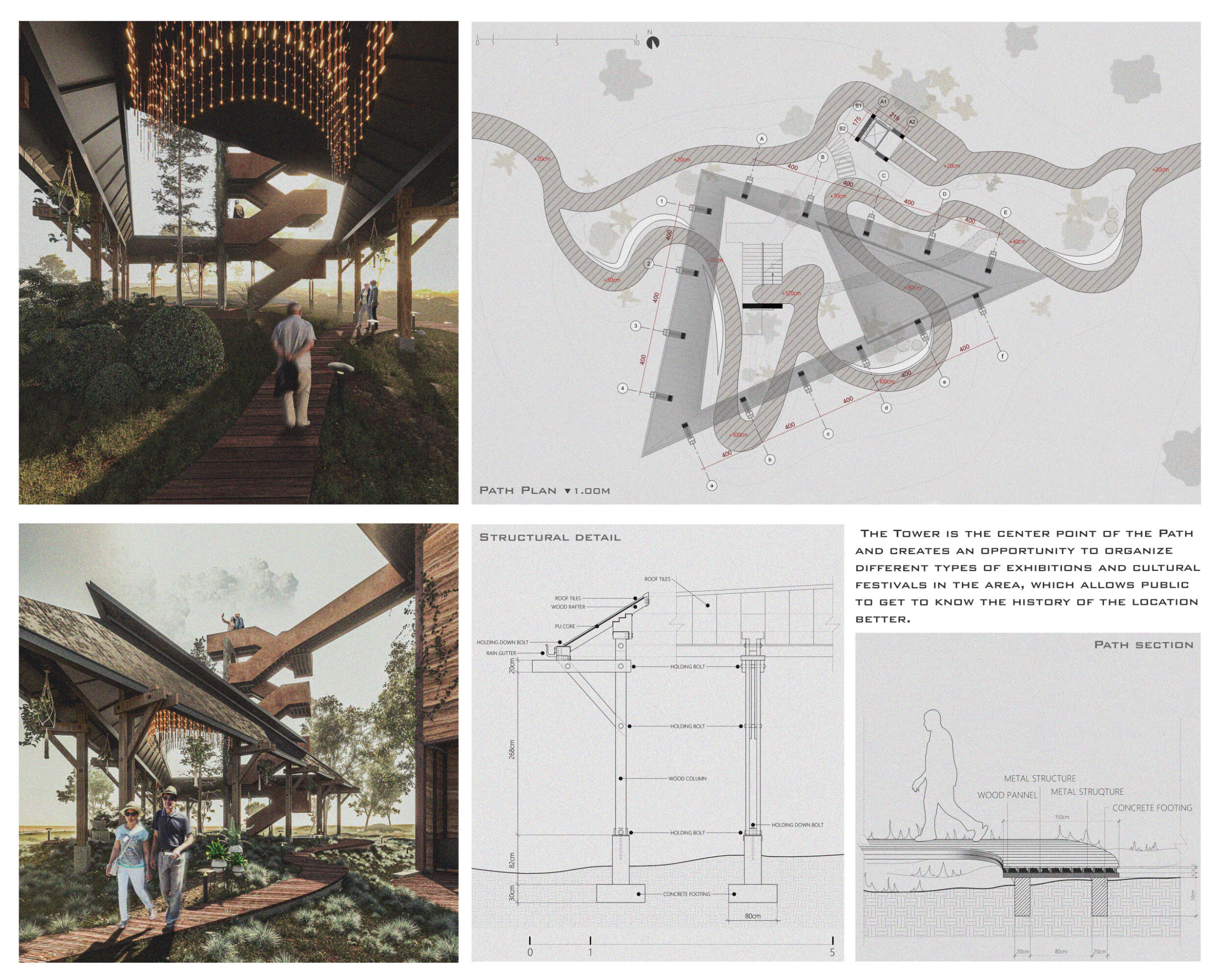 Rustic Rammed Earth Architecture Architecture project // Rammed Earth Structure with Rustic Metal ...