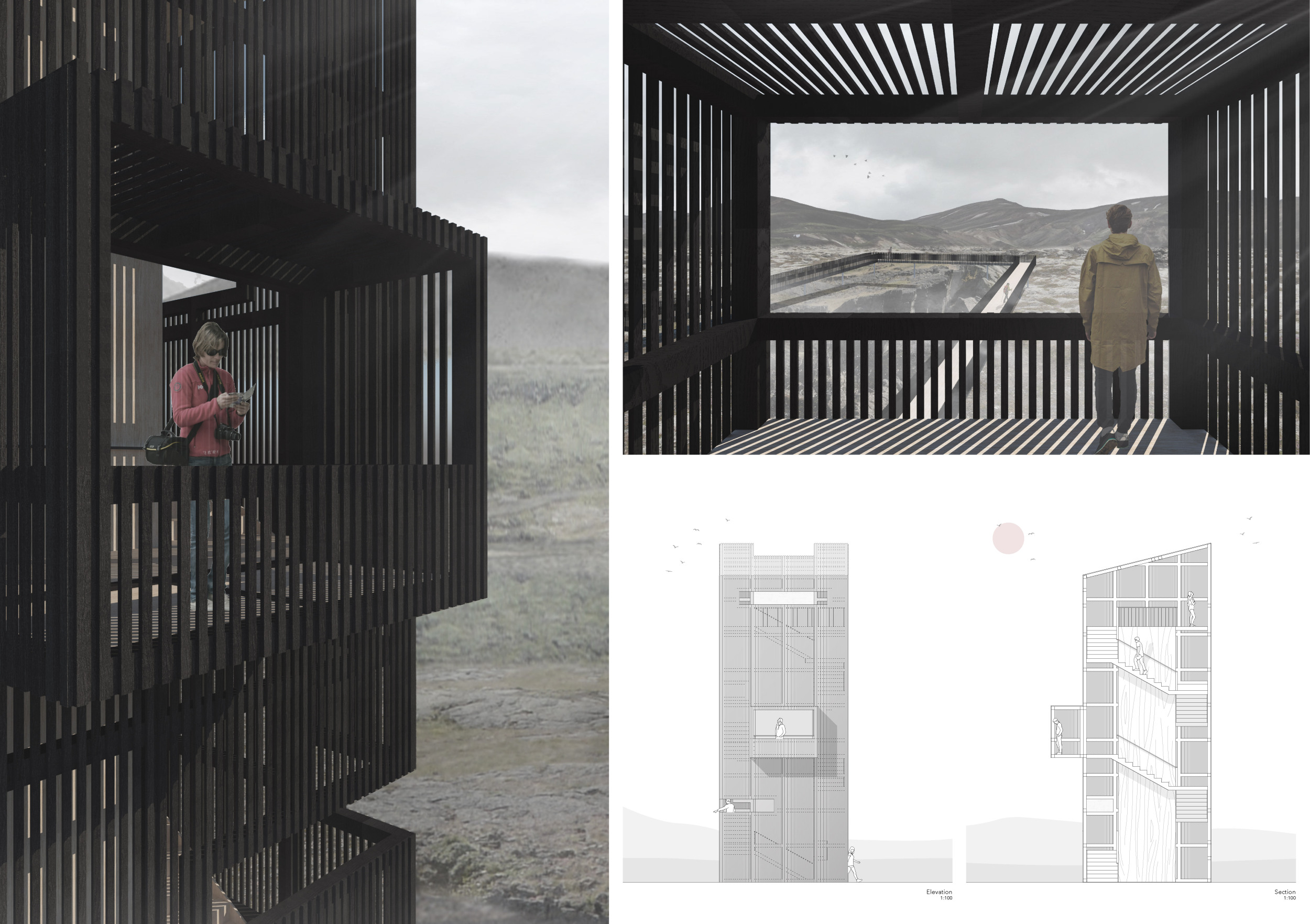 Architecture project // Charcoal Clad Structure Embracing Tectonic ...